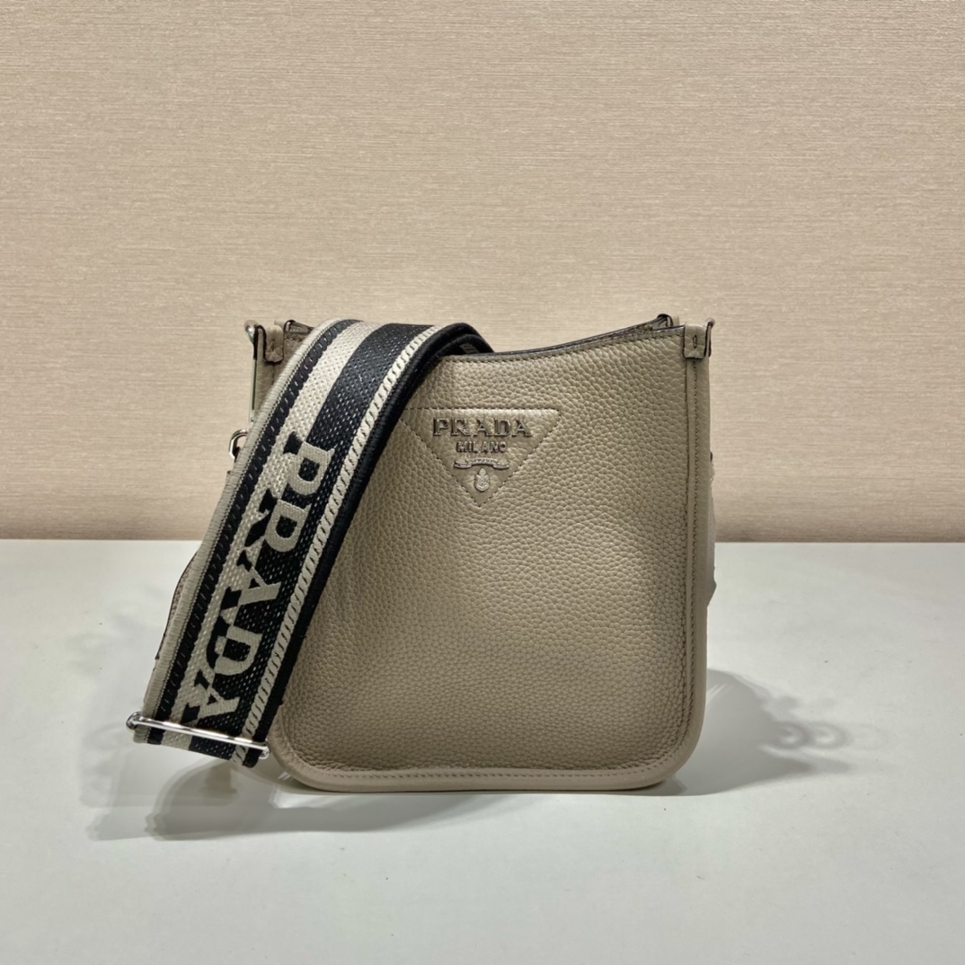 Pra*a leather mini shoulder bag