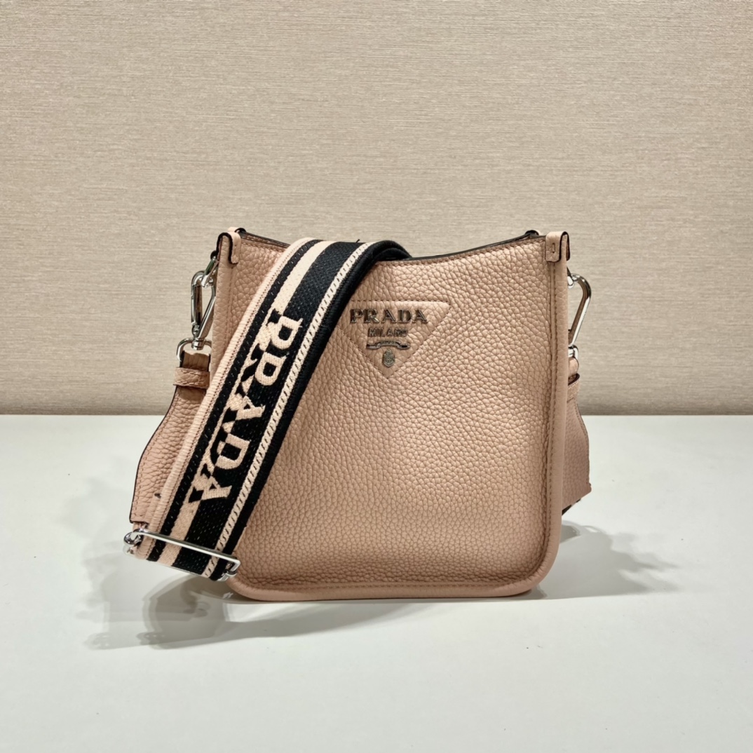 Pra*a leather mini shoulder bag