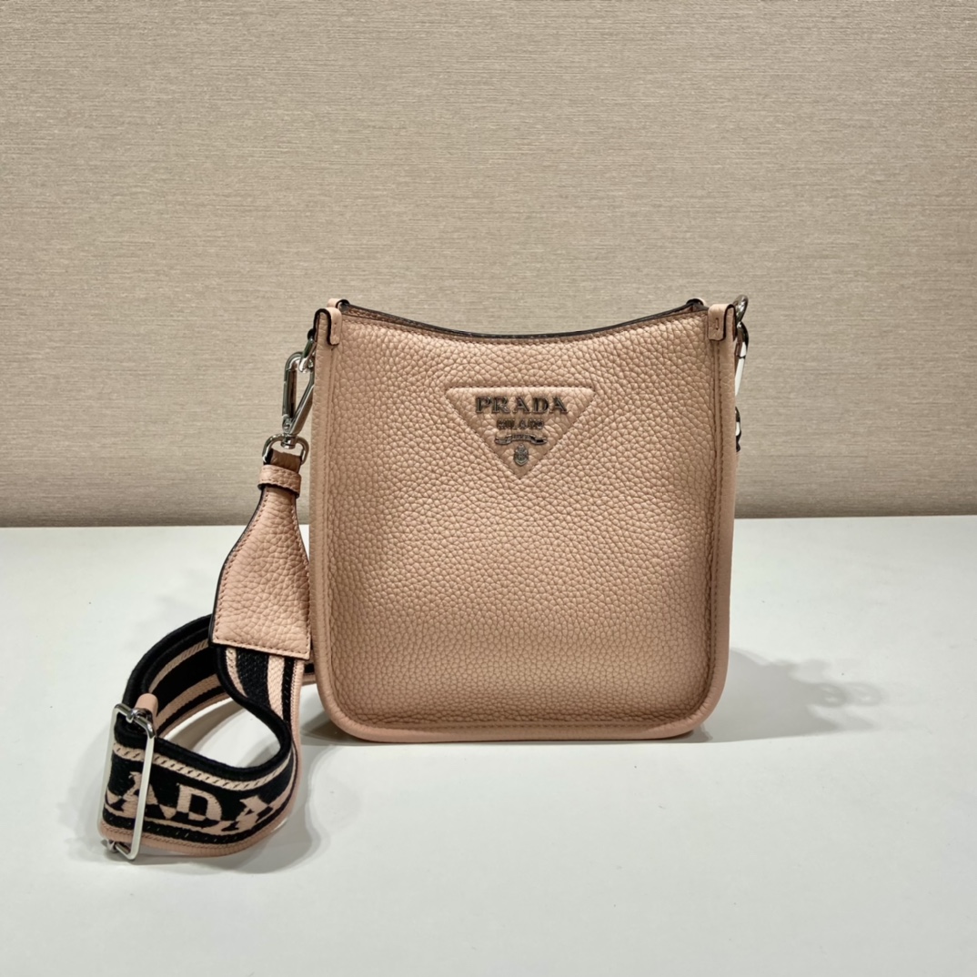Pra*a leather mini shoulder bag