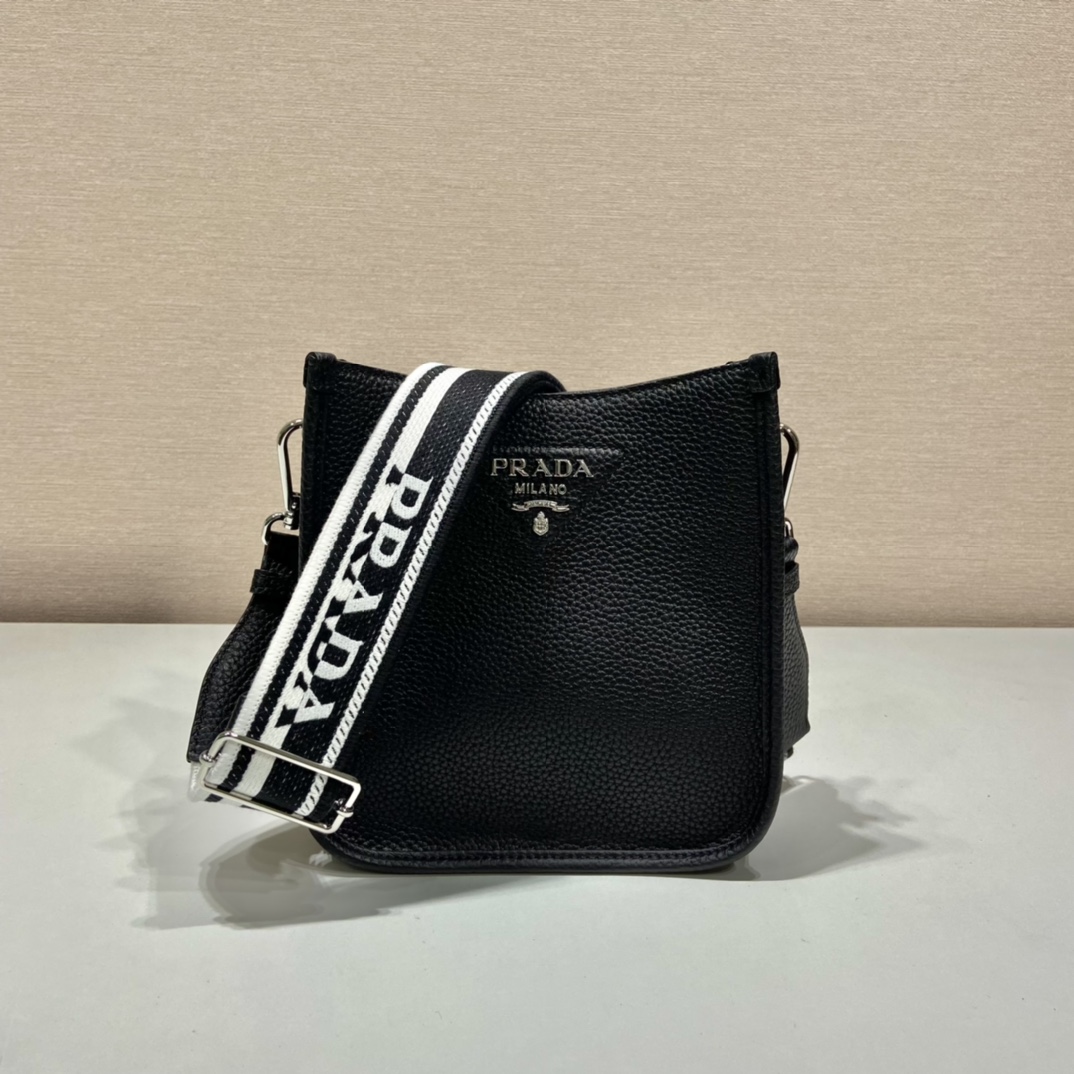 Pra*a leather mini shoulder bag
