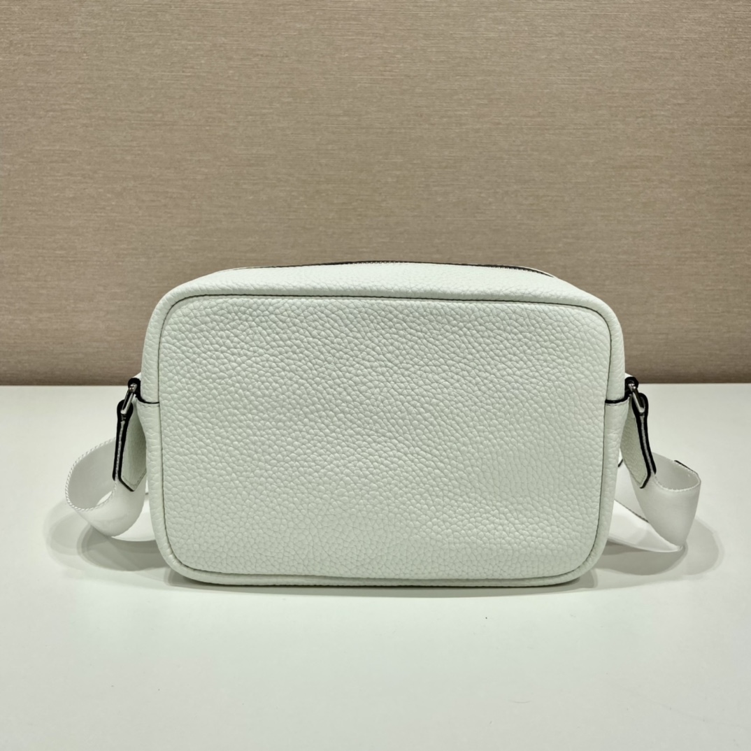 Pra*a leather shoulder bag