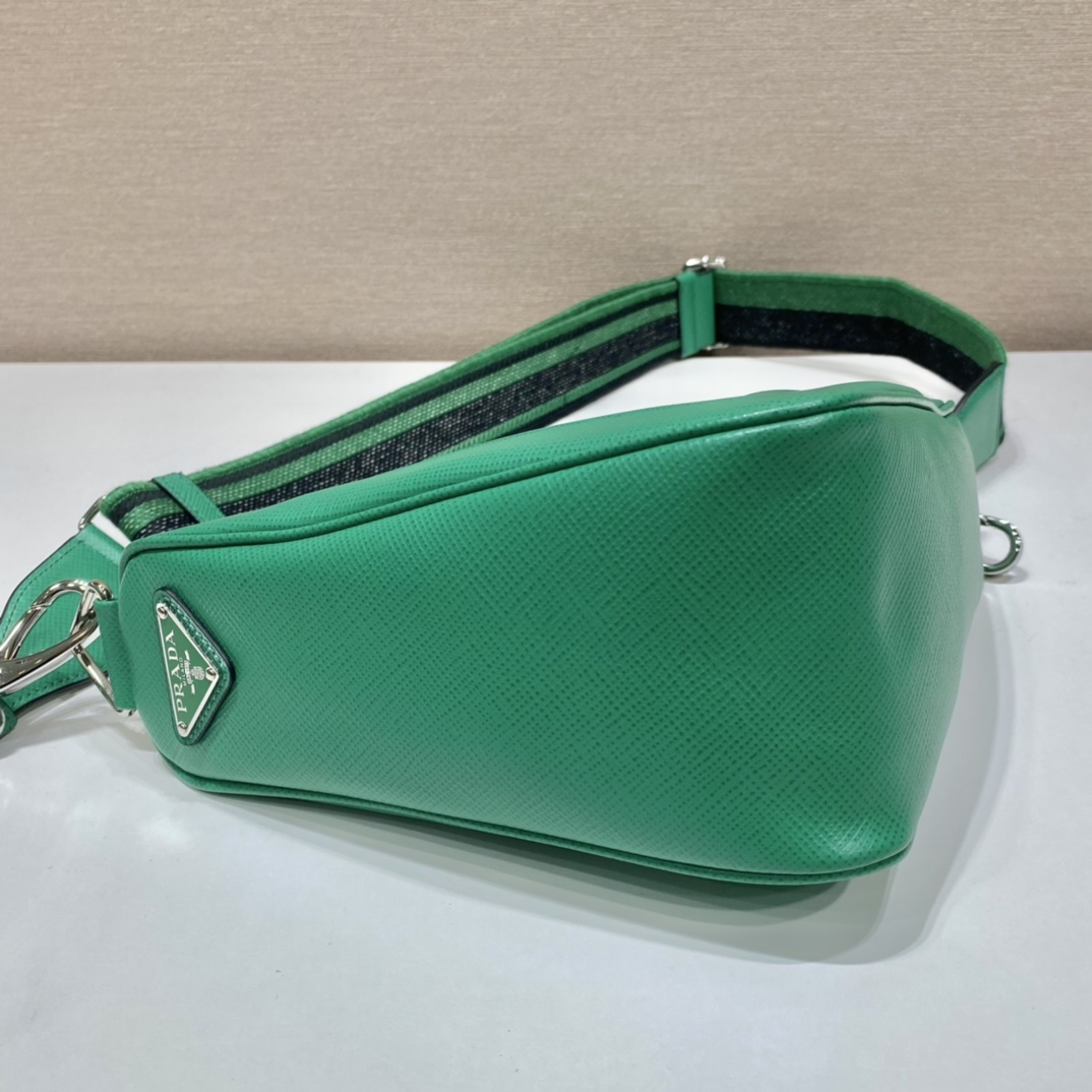 saffiano Pra*a triangle bag