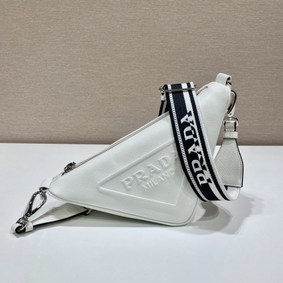 saffiano Pra*a triangle bag