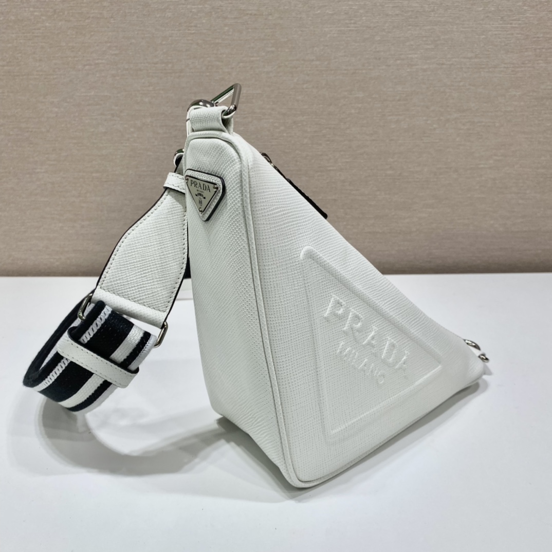 saffiano Pra*a triangle bag