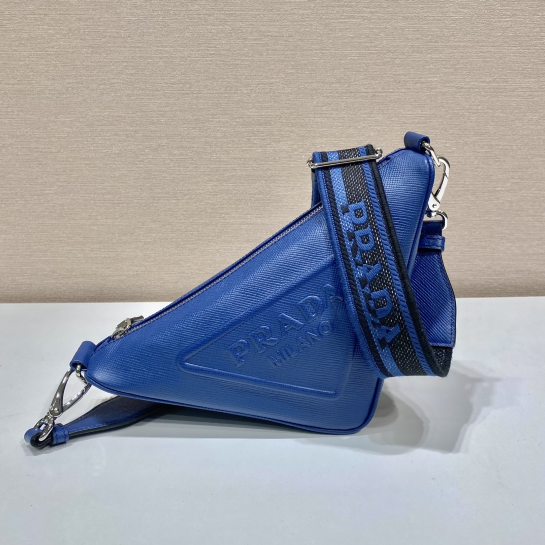 saffiano Pra*a triangle bag