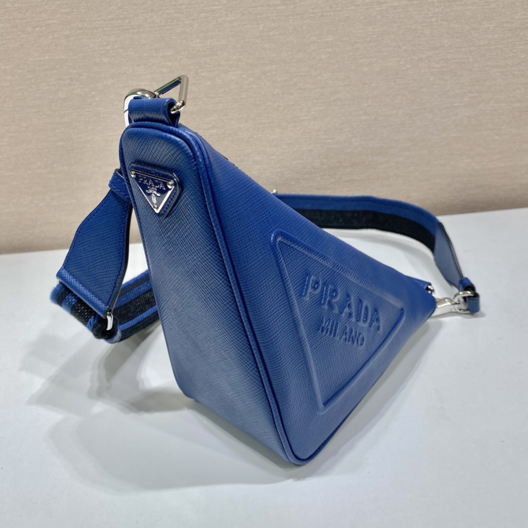 saffiano Pra*a triangle bag