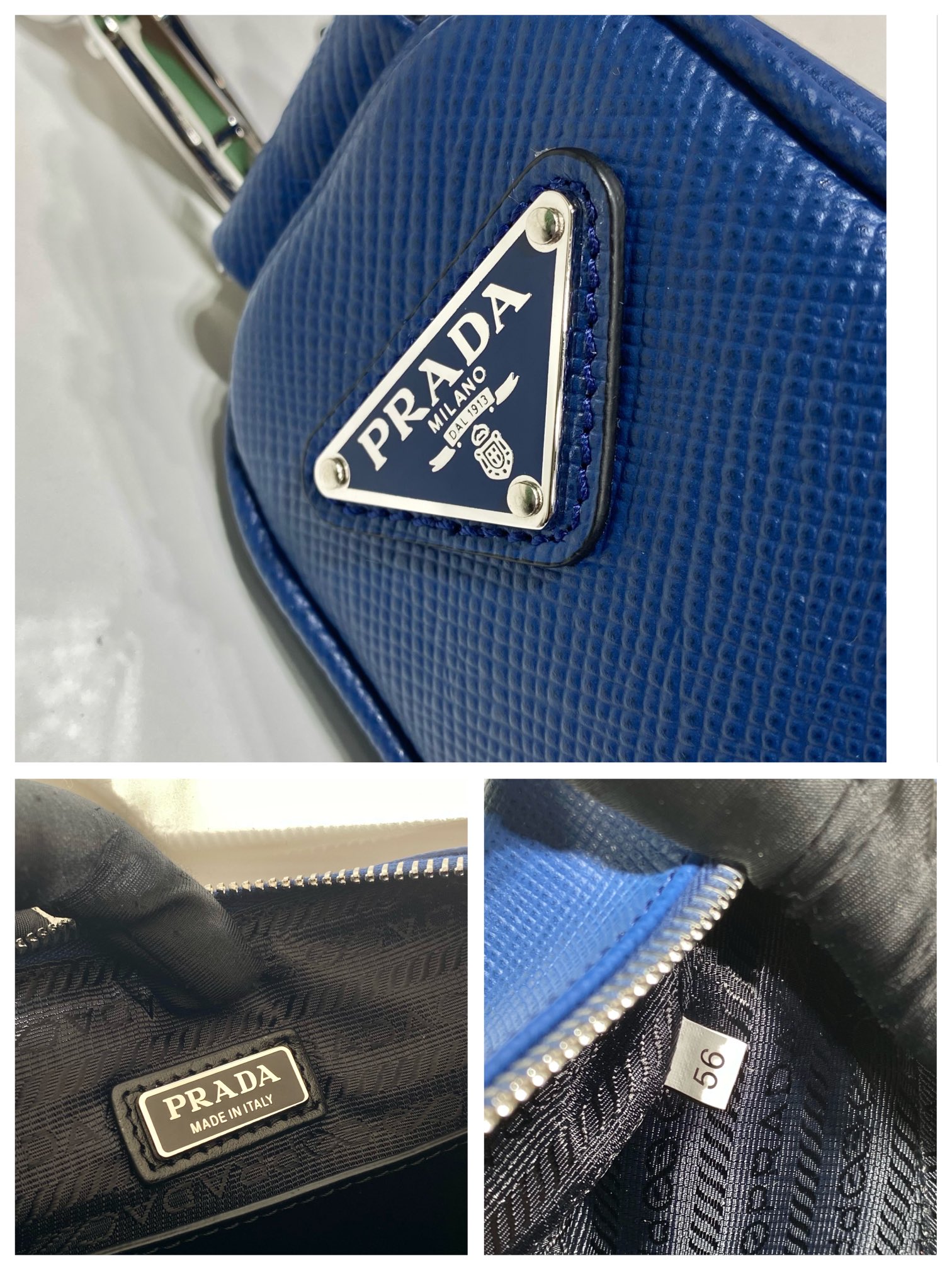 saffiano Pra*a triangle bag