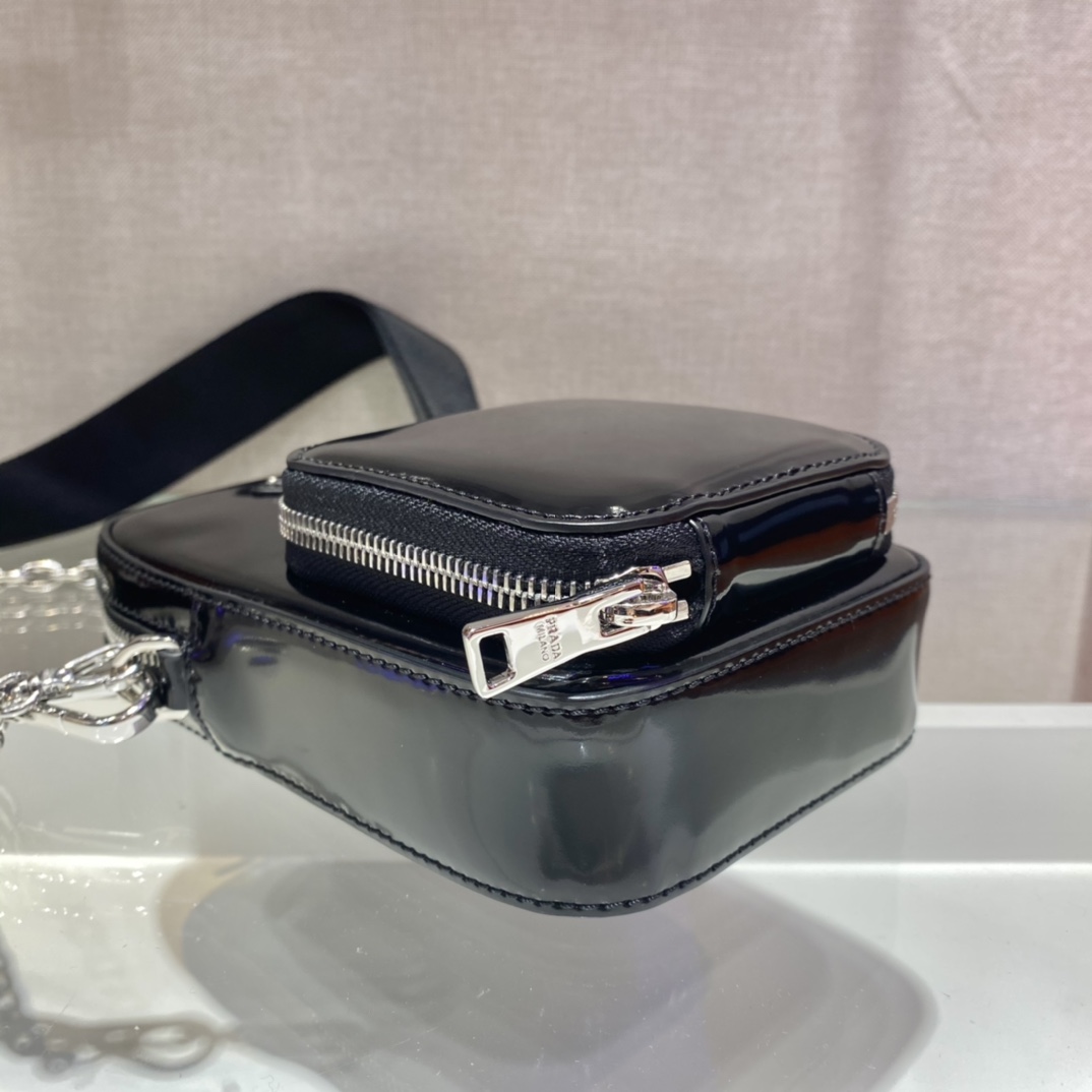Pra*a saffiano leather mini bag