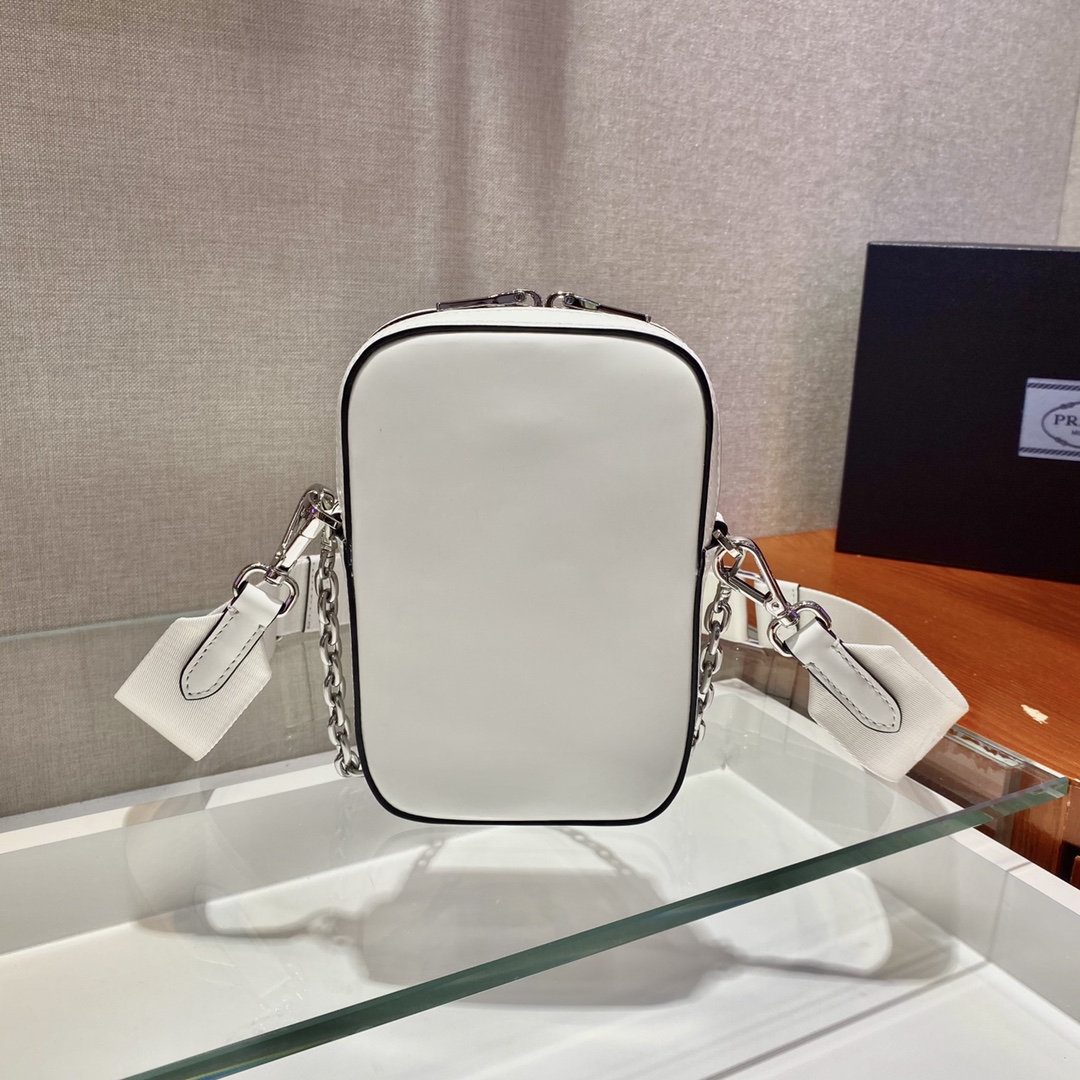 Pra*a saffiano leather mini bag