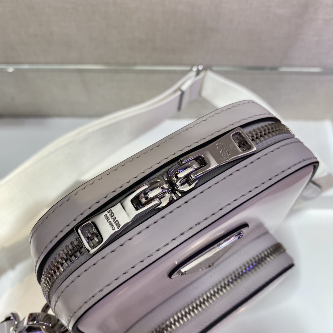 Pra*a saffiano leather mini bag