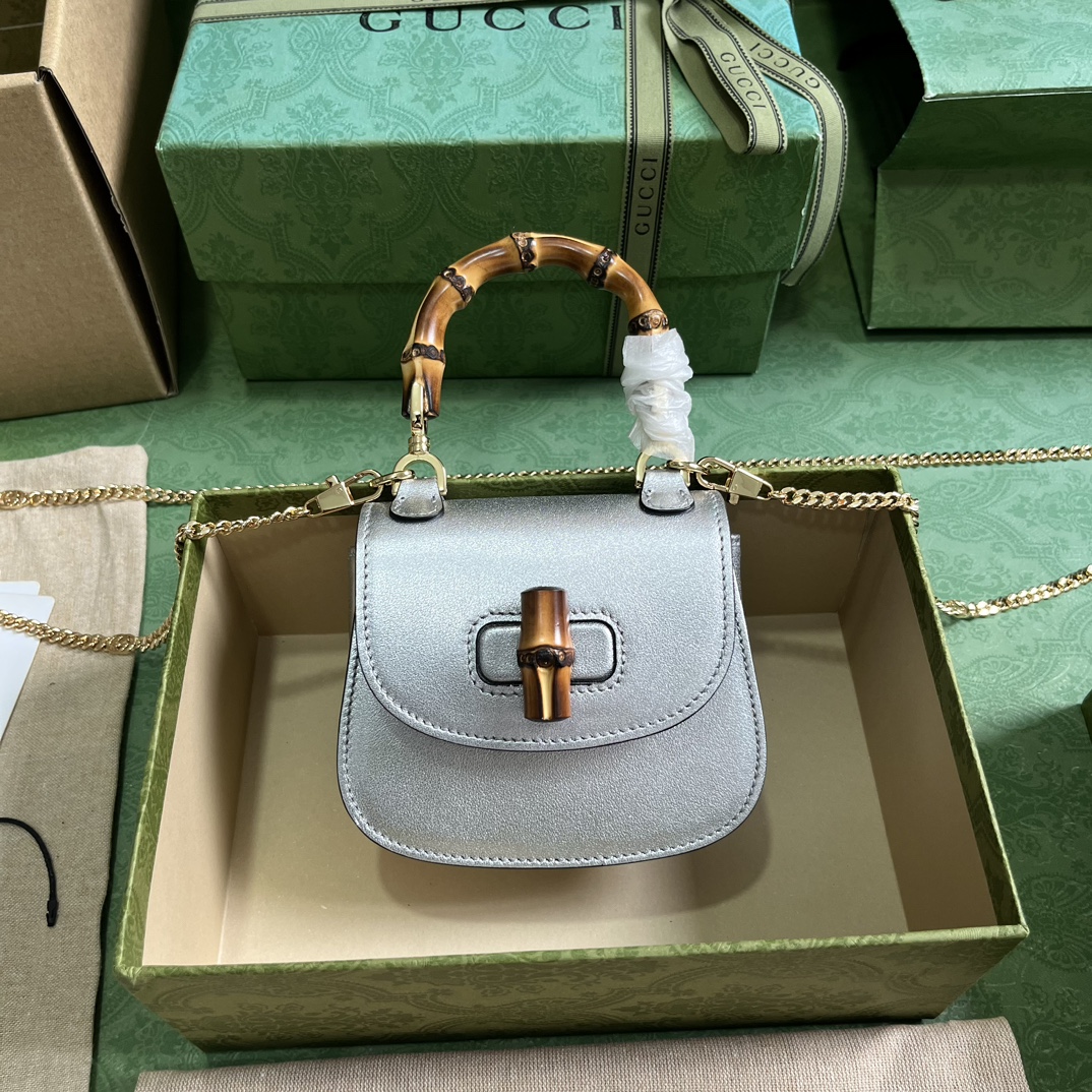 g*u*i bamboo 1947 S*per mini bag