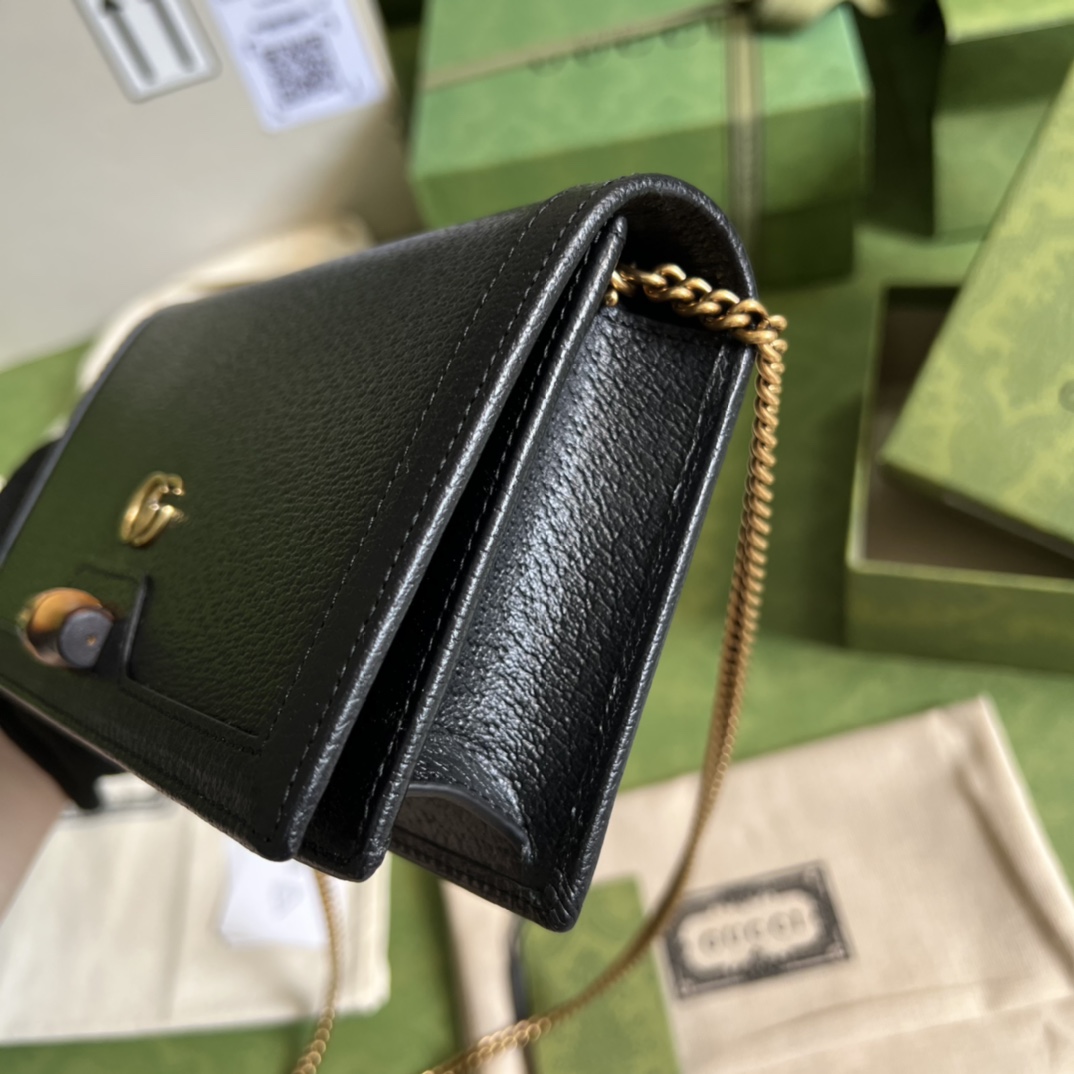 G*u*i diana mini bag with bamboo