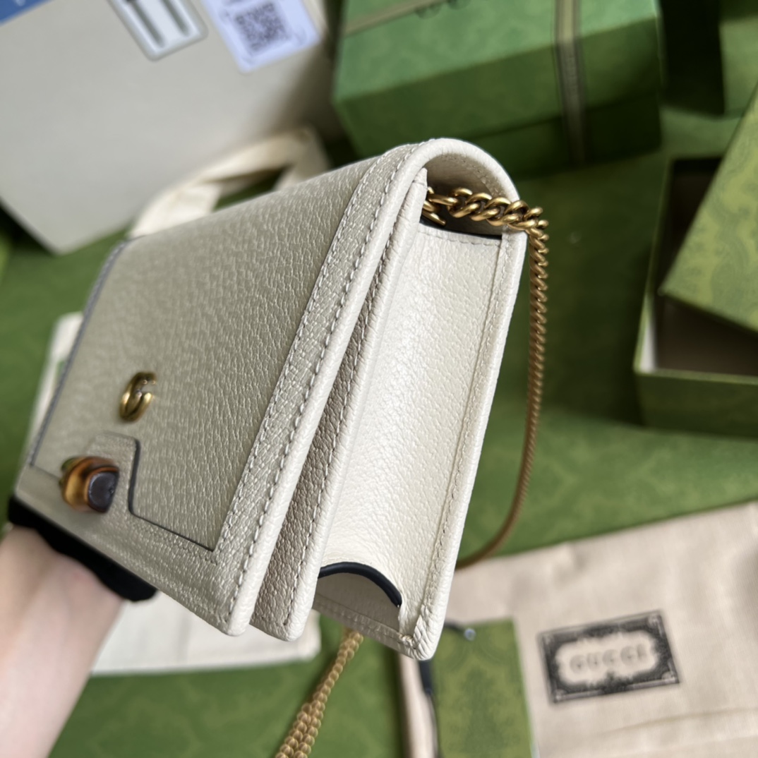 G*u*i diana mini bag with bamboo