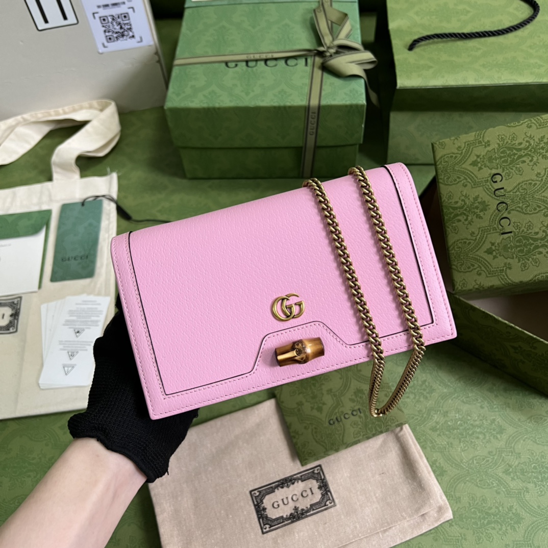 G*u*i diana mini bag with bamboo