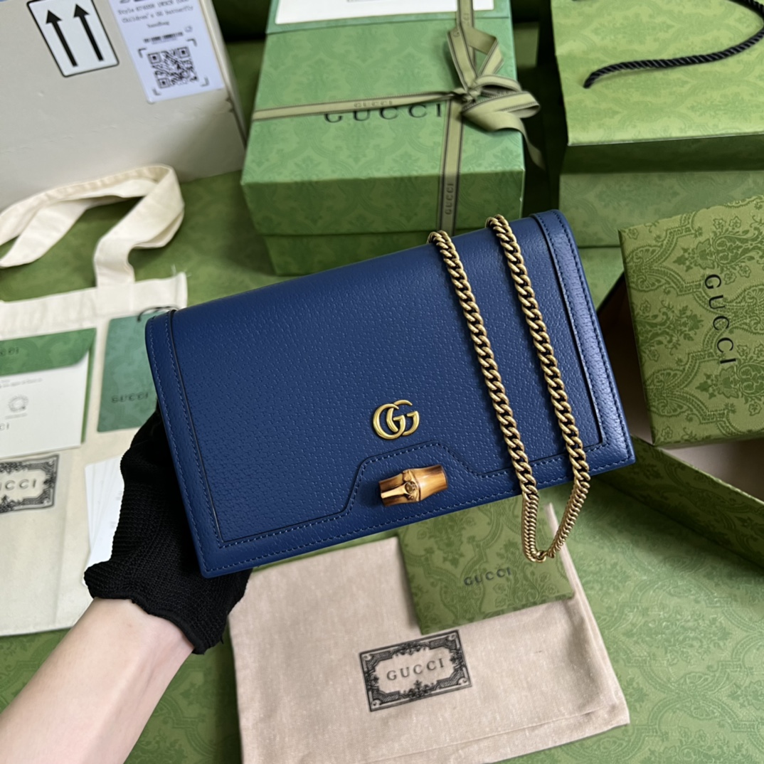 G*u*i diana mini bag with bamboo
