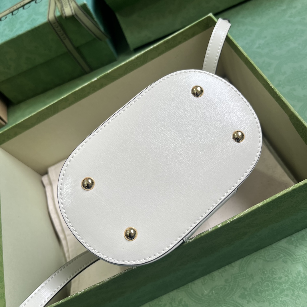 G*u*i mini bamboo shoulder bag