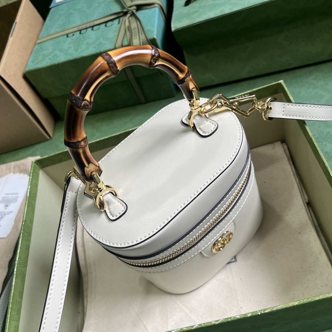 G*u*i mini bamboo shoulder bag