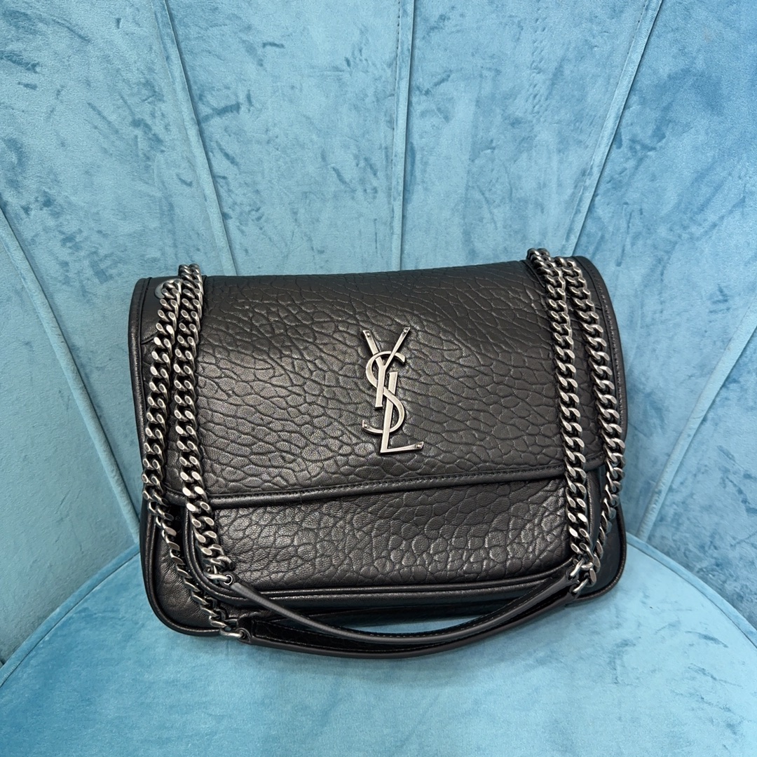 YSL NIKI MEDIUM IN GRAINED LAMBSKIN