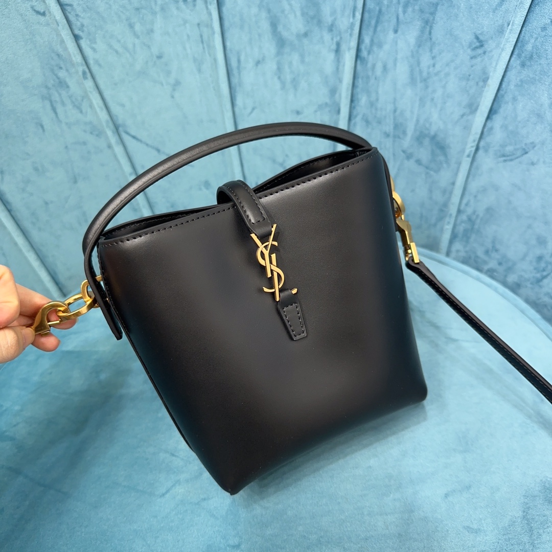 YSL LE 37 MINI IN SHINY LEATHER