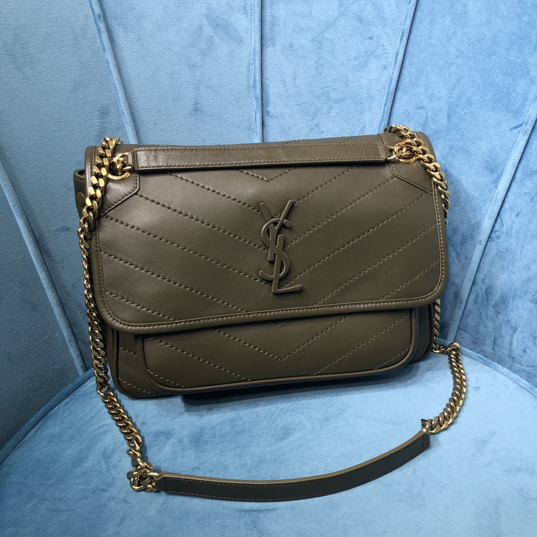 YSL NIKI MEDIUM IN VINTAGE LEATHER