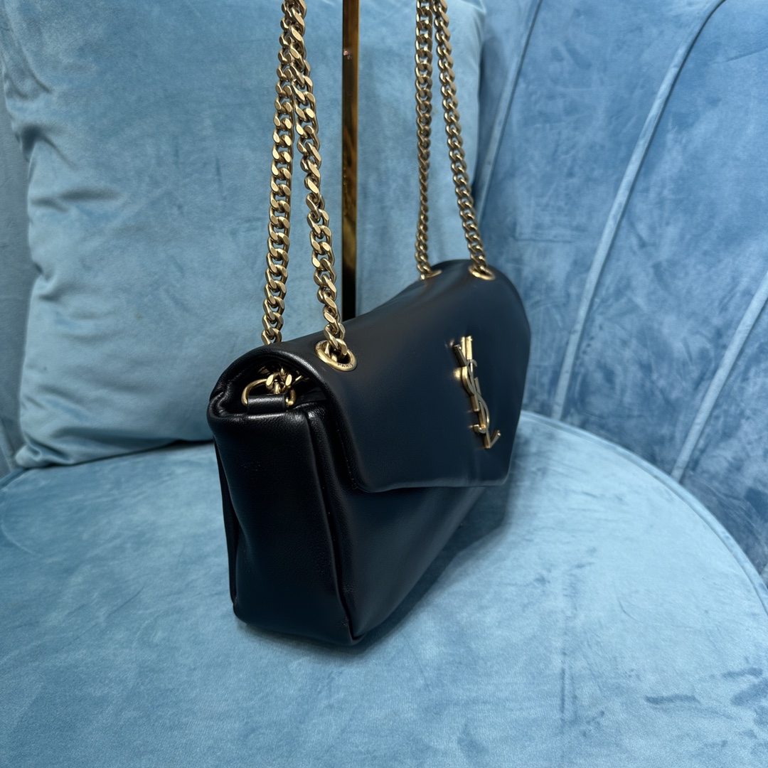 YSL CALYPSO IN PLUNGED LAMBSKIN
