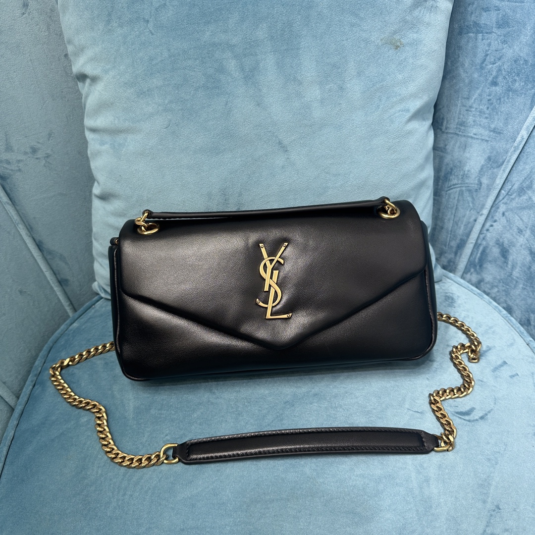 YSL CALYPSO IN PLUNGED LAMBSKIN