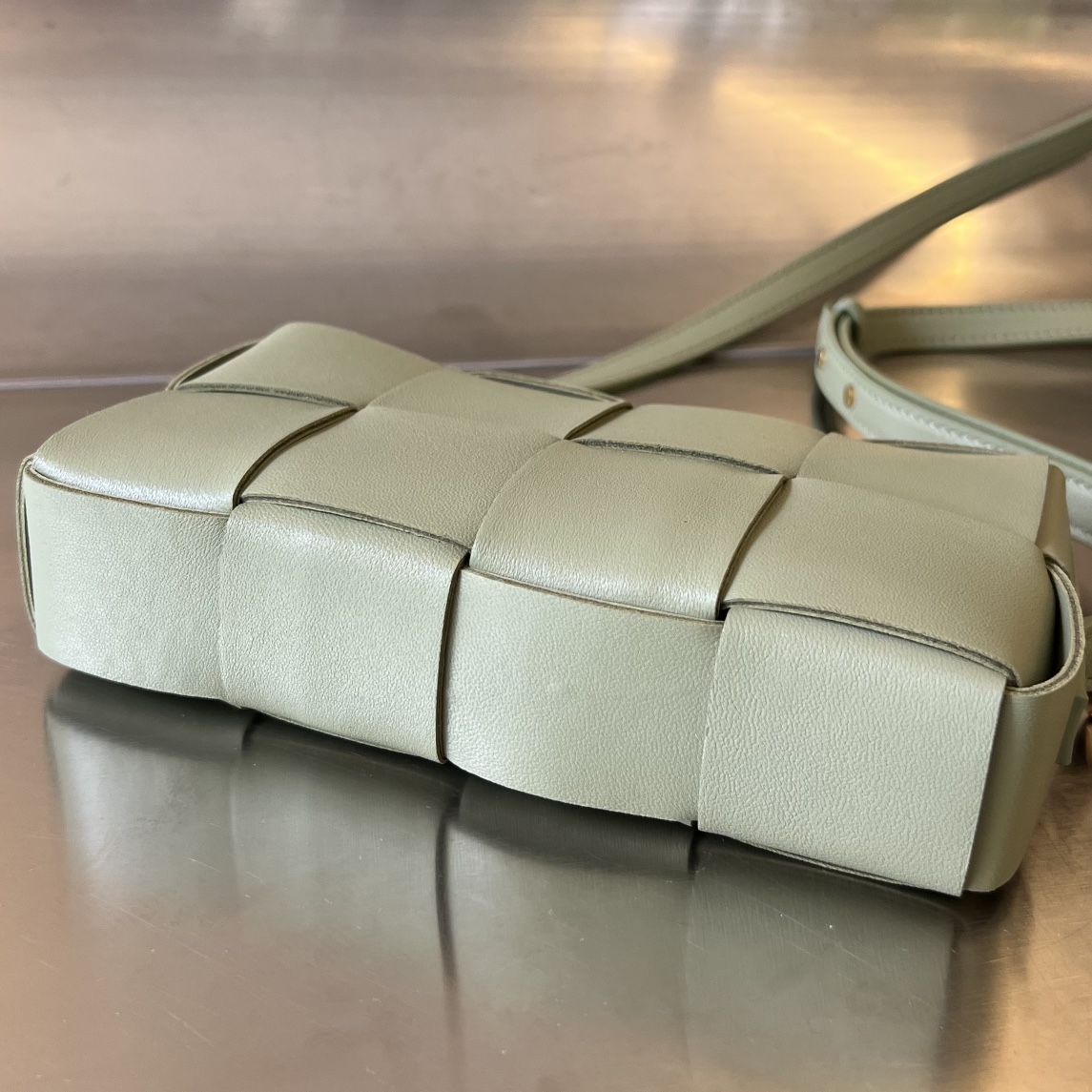 bo*te*ga Ve*ne*ta mini cassette cross-body bag