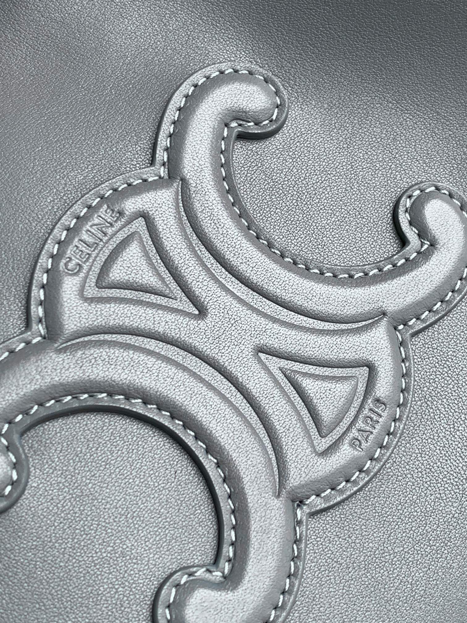 Ce**e small cabas drawstring cuir triomphe