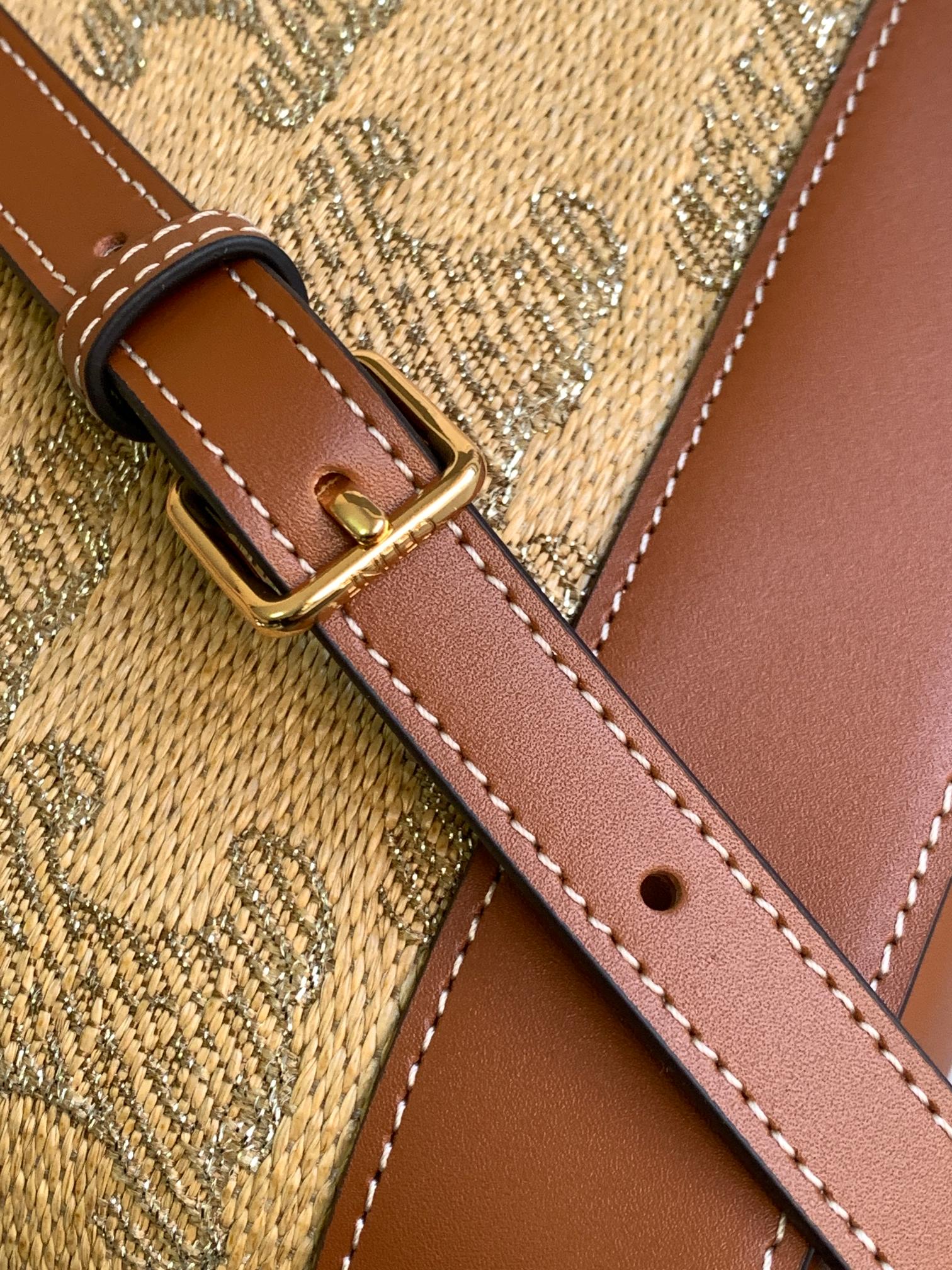 Ce**e bucket cuir triomphe bag