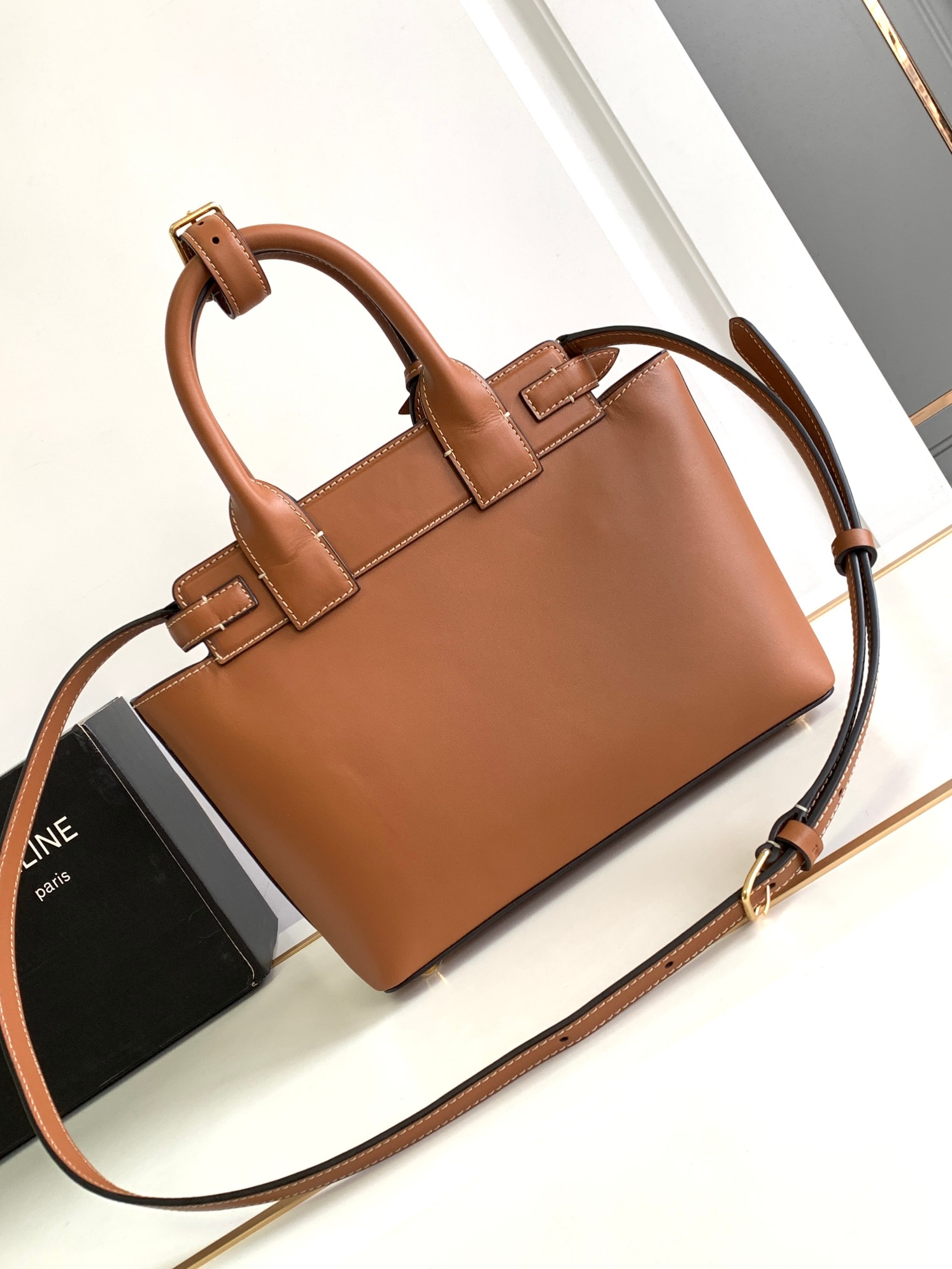 Ce**e teen Ce**e conti bag in natural calfskin