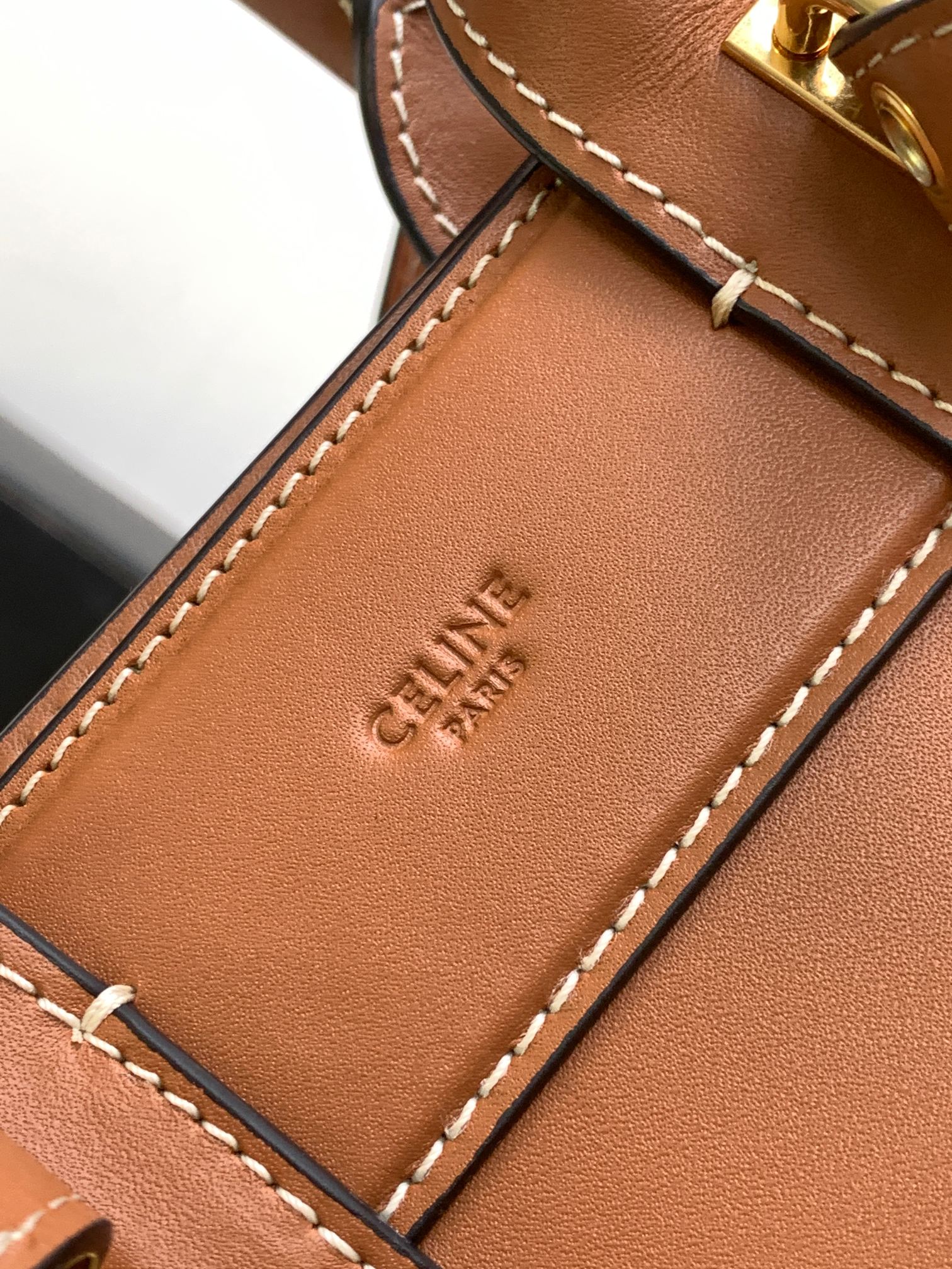 Ce**e teen Ce**e conti bag in natural calfskin