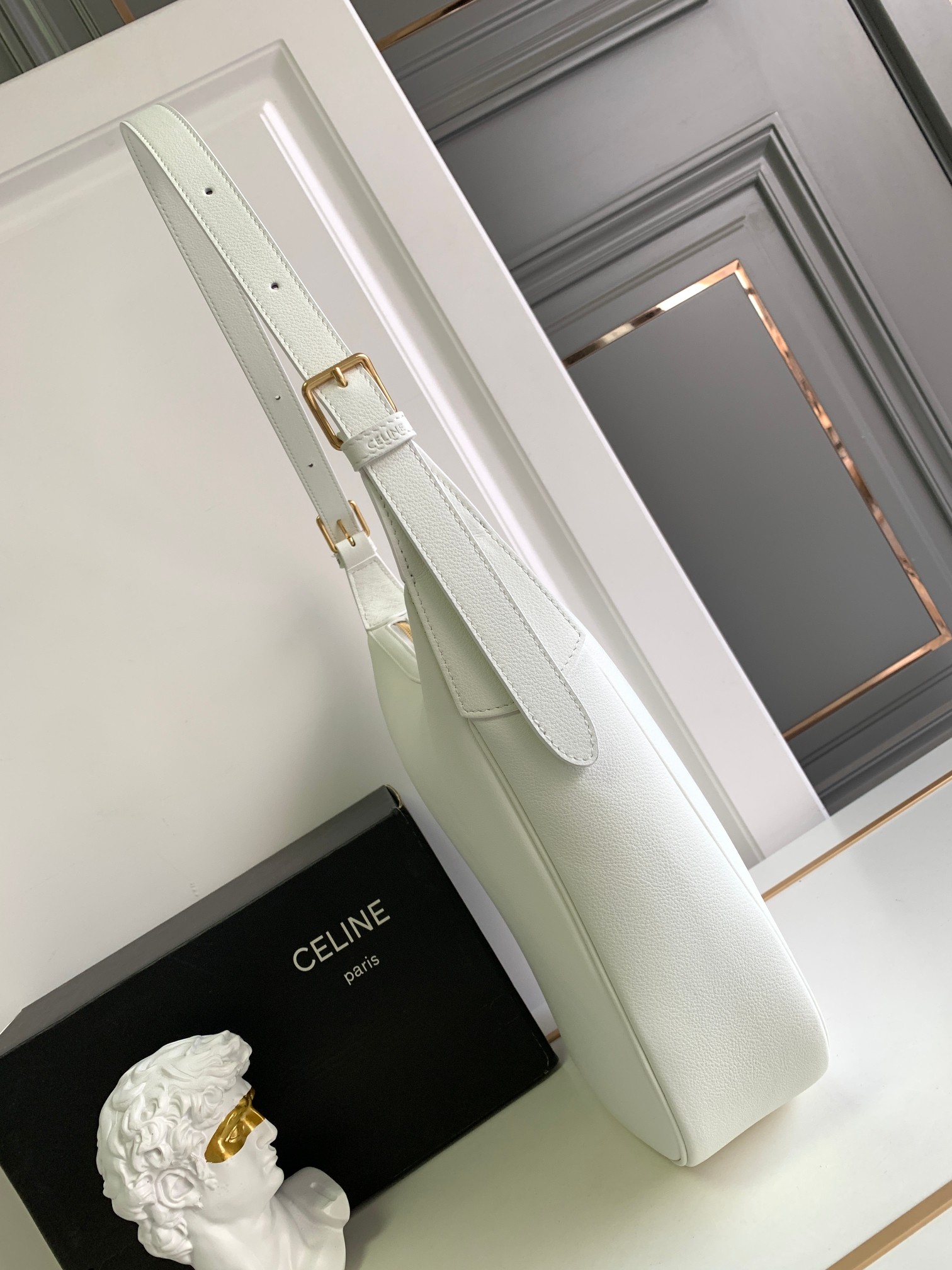 ce**e heloise bag in S*pple calfskin moon