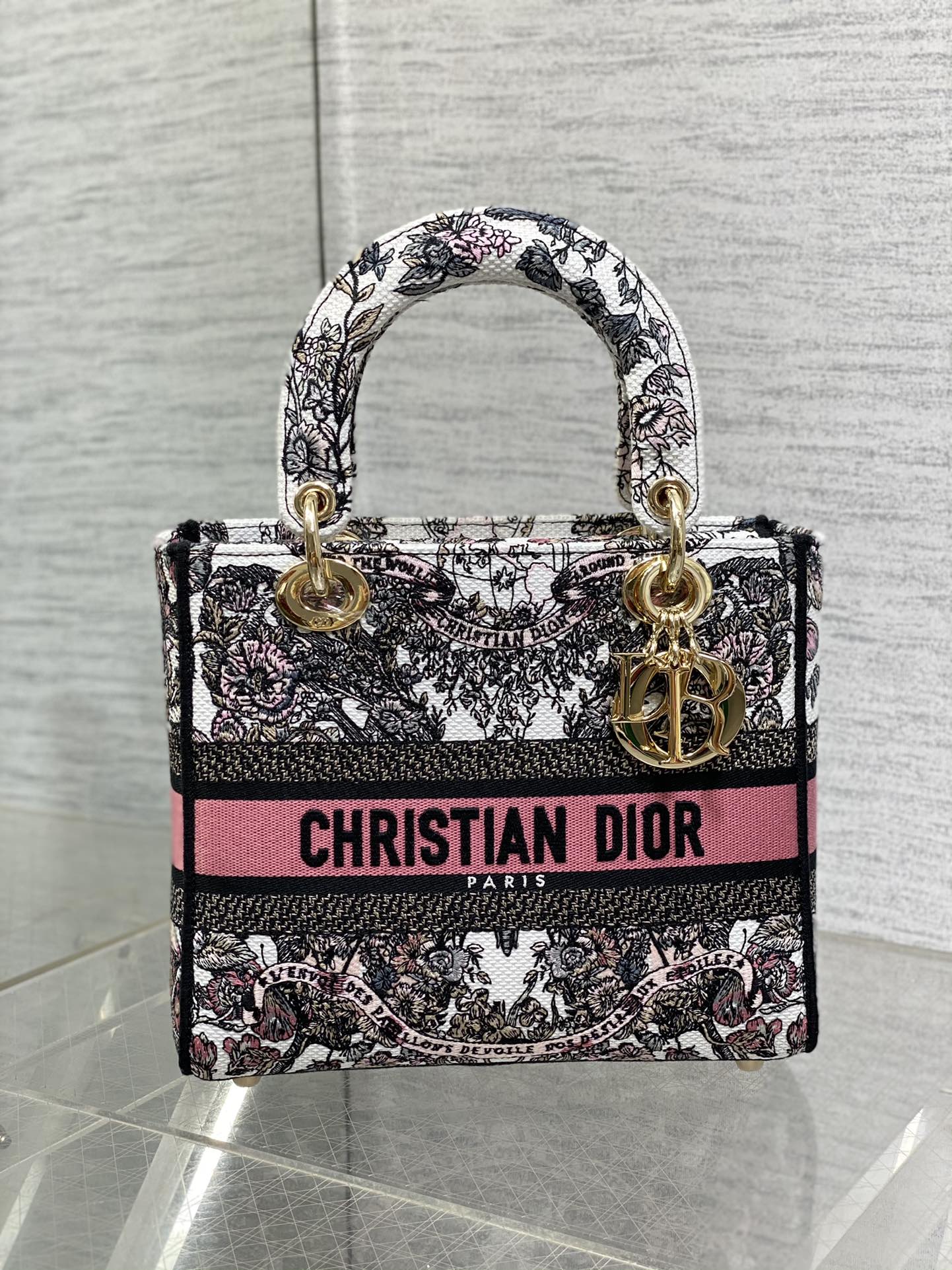 D*or medium lady d-lite bag