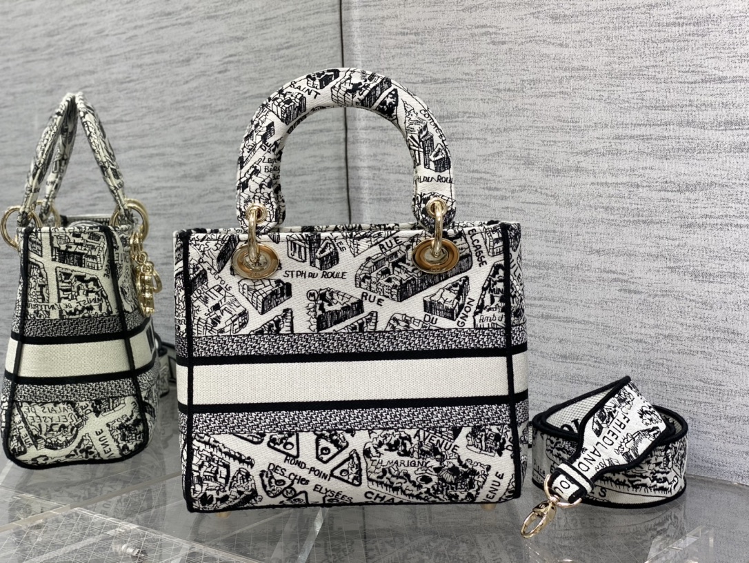 D*or medium lady d-lite bag