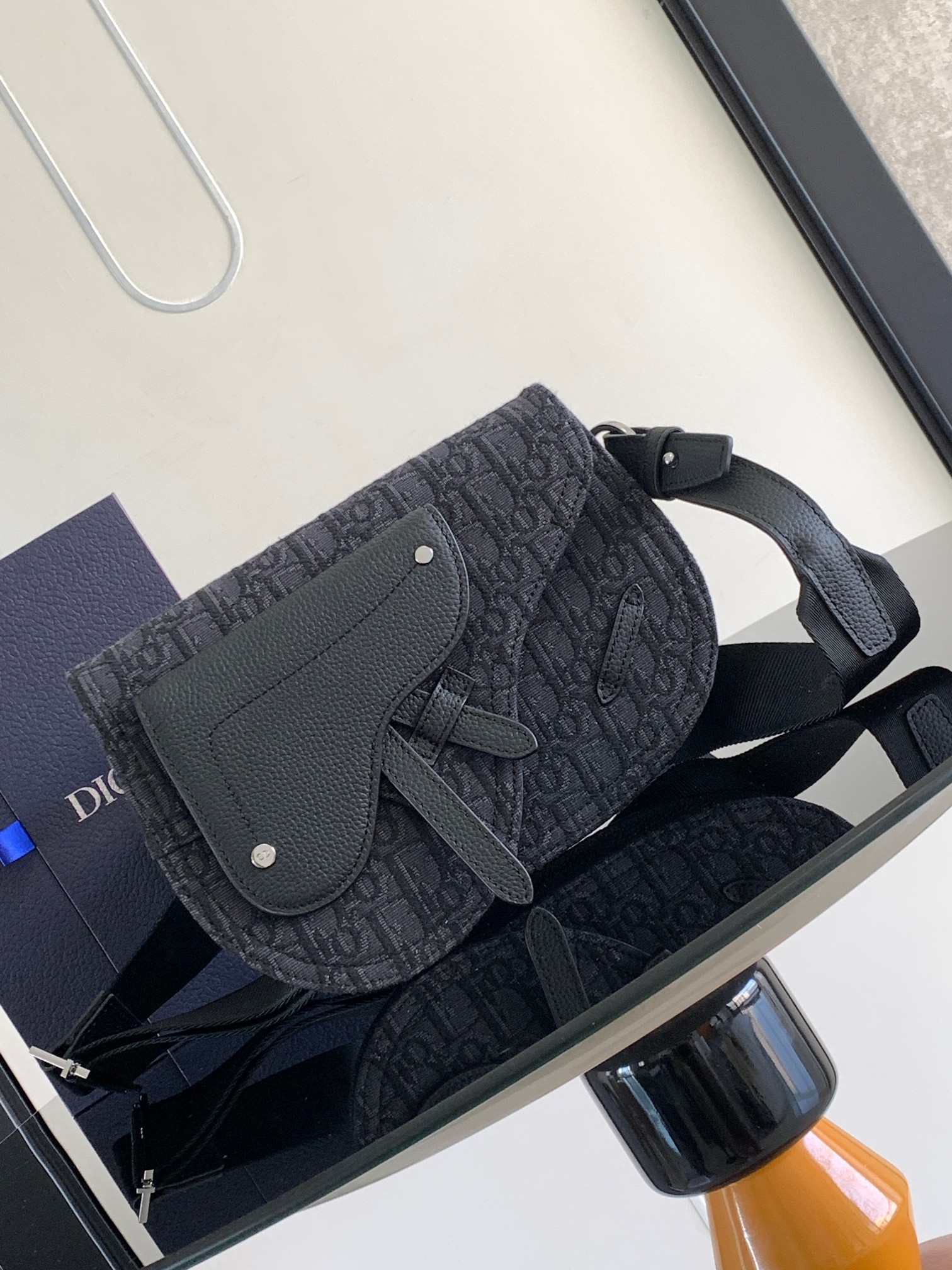 D*or saddle messenger bag