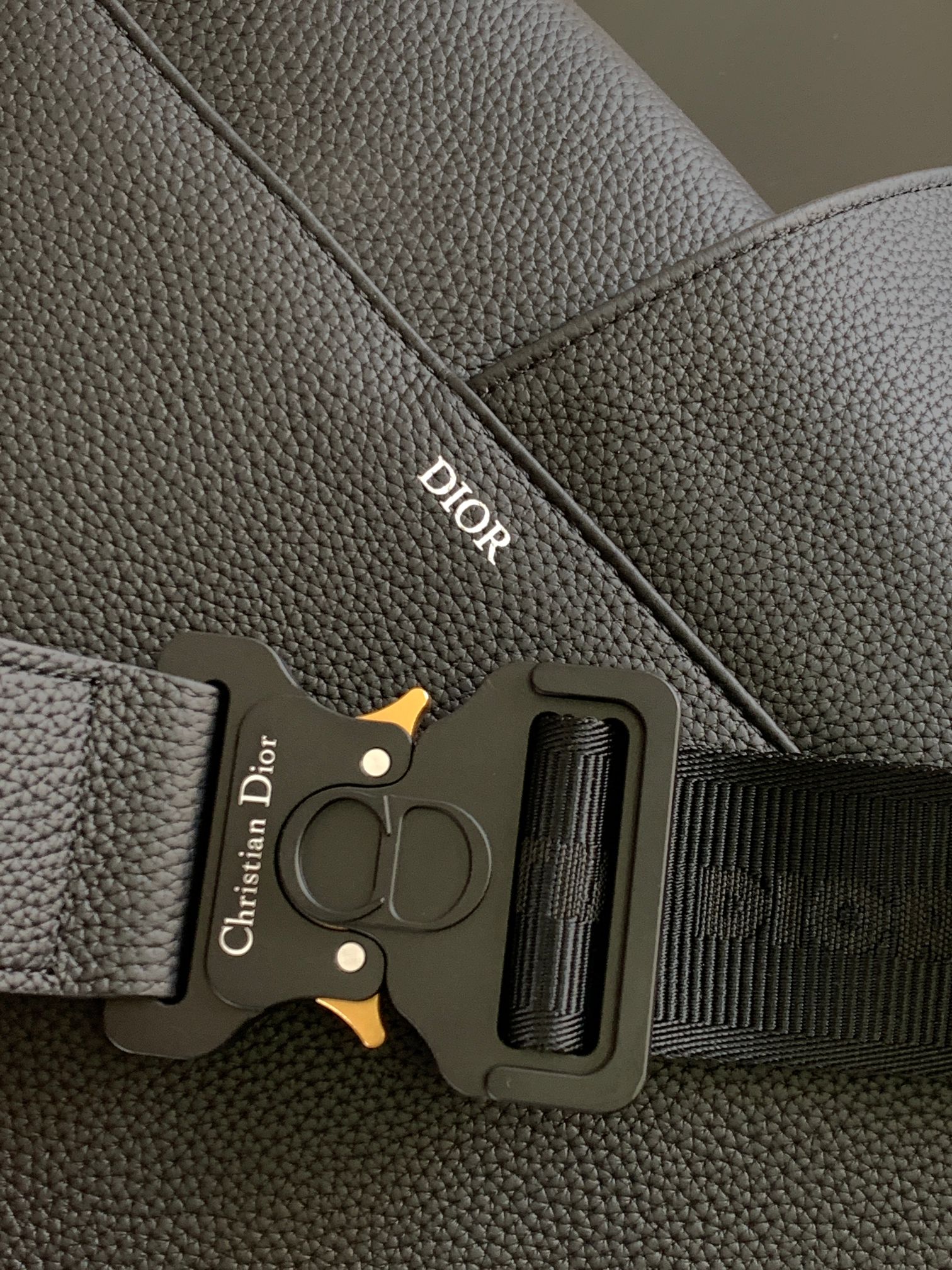 D*or saddle leather bag