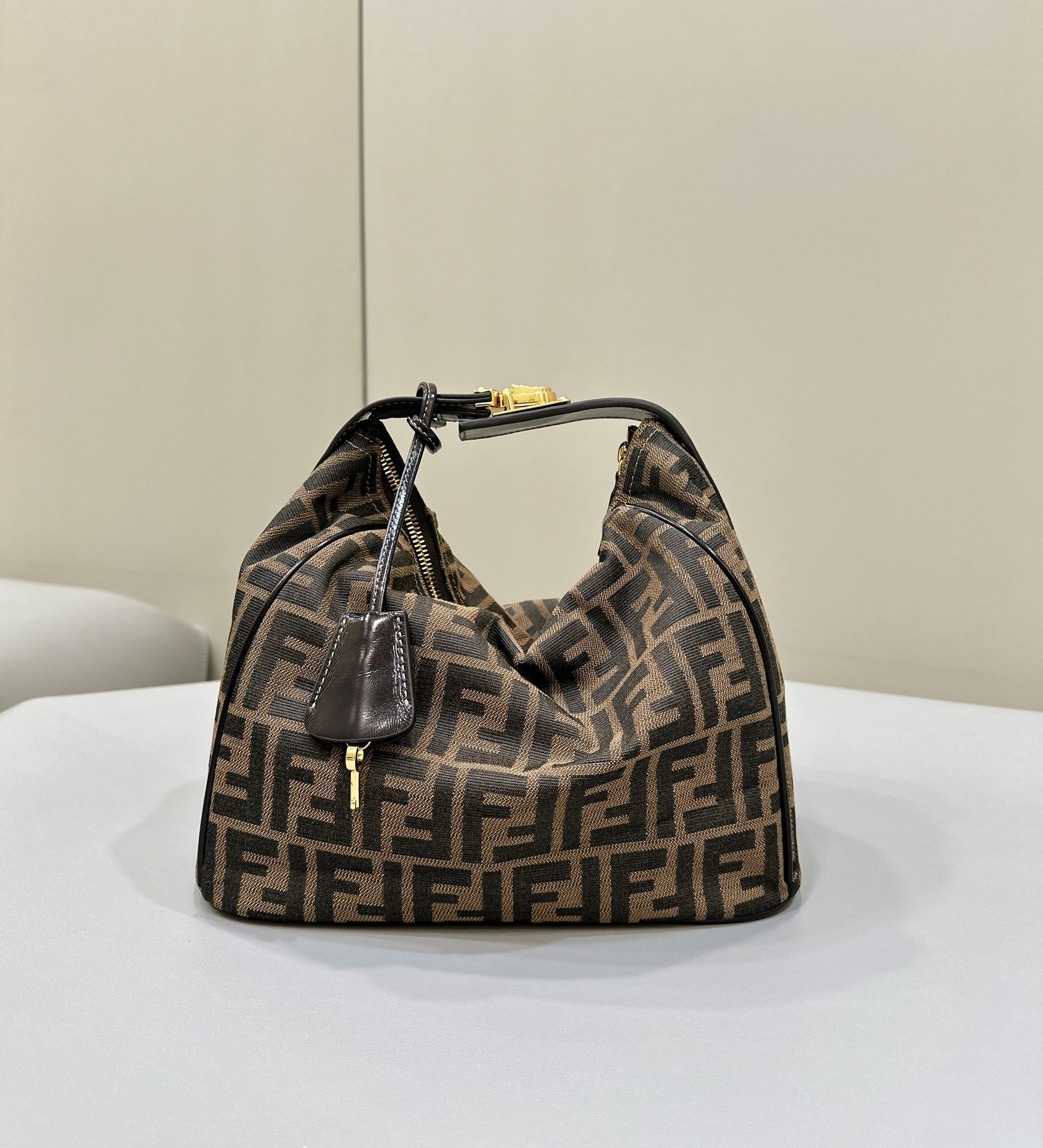 F**di zucca canvas vanity pouch