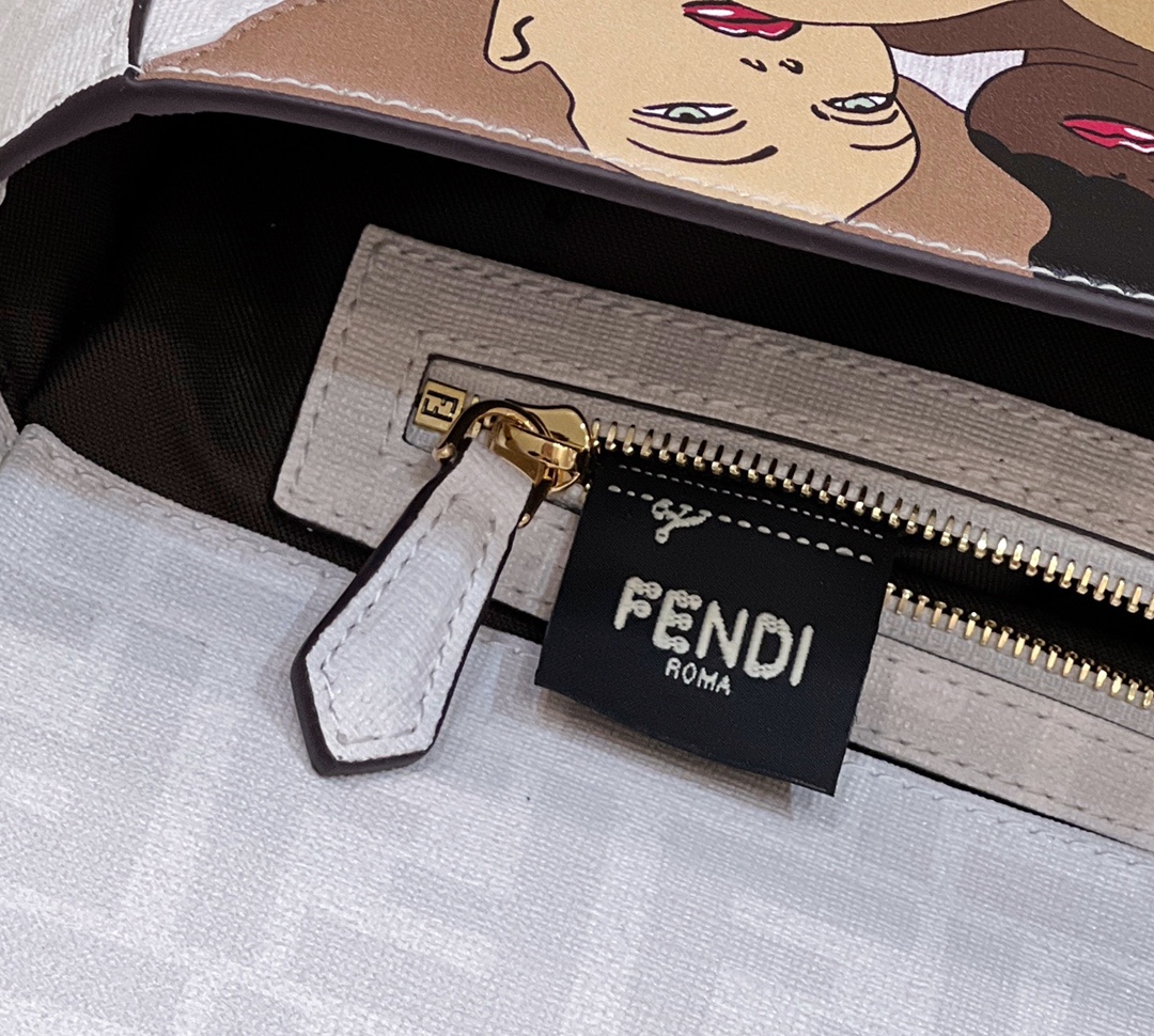 F**di  baguette  medium handbag