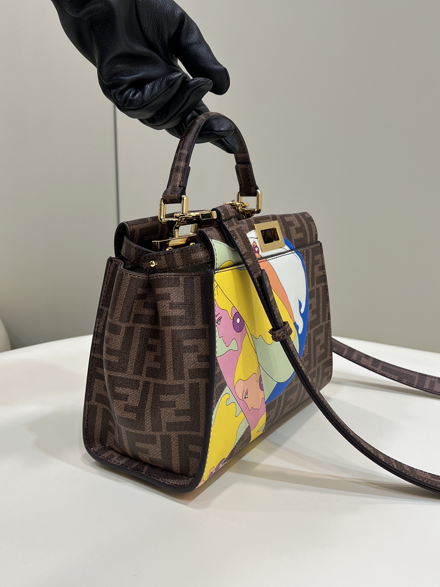 F**di peekaboo small handbag