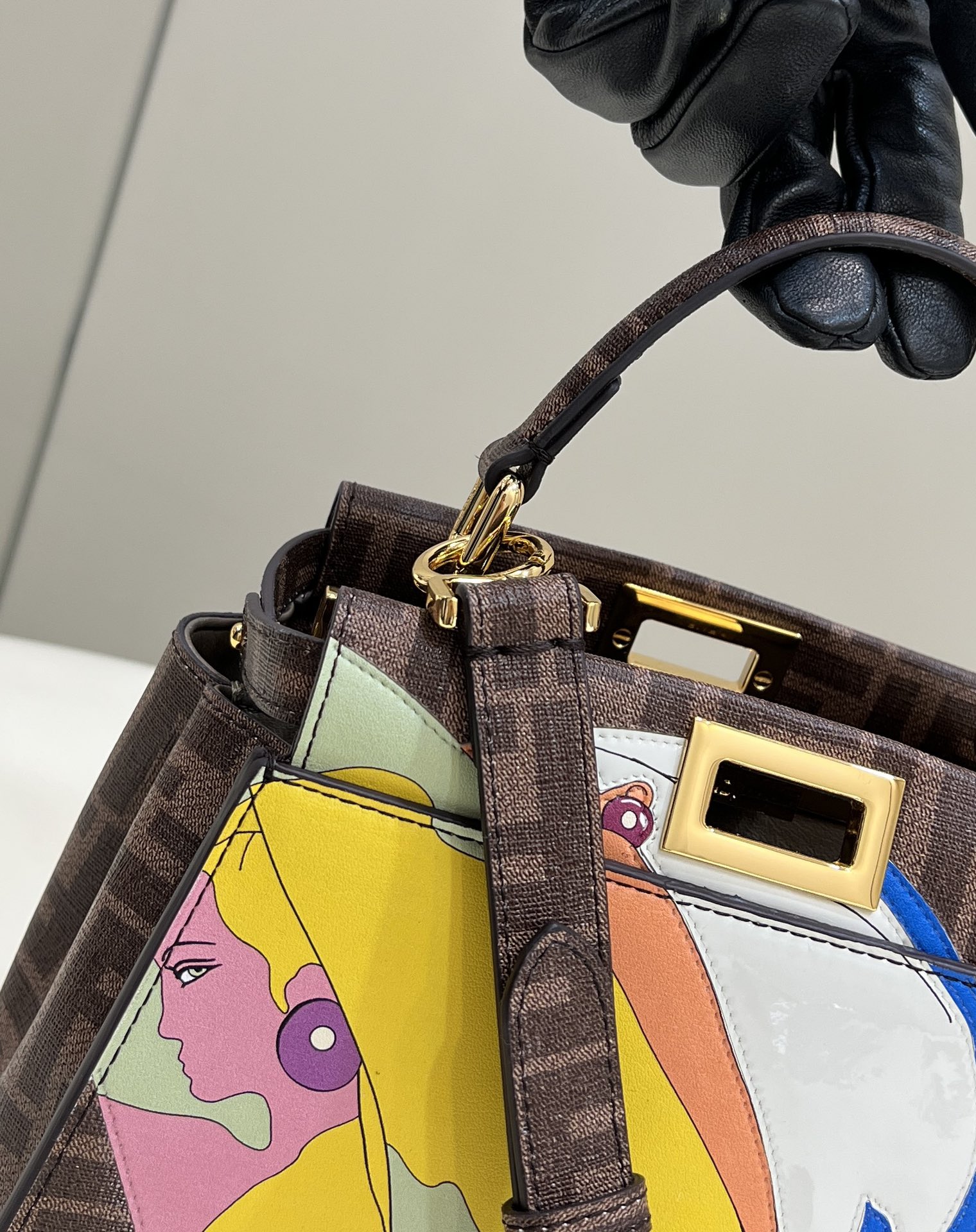 F**di peekaboo small handbag