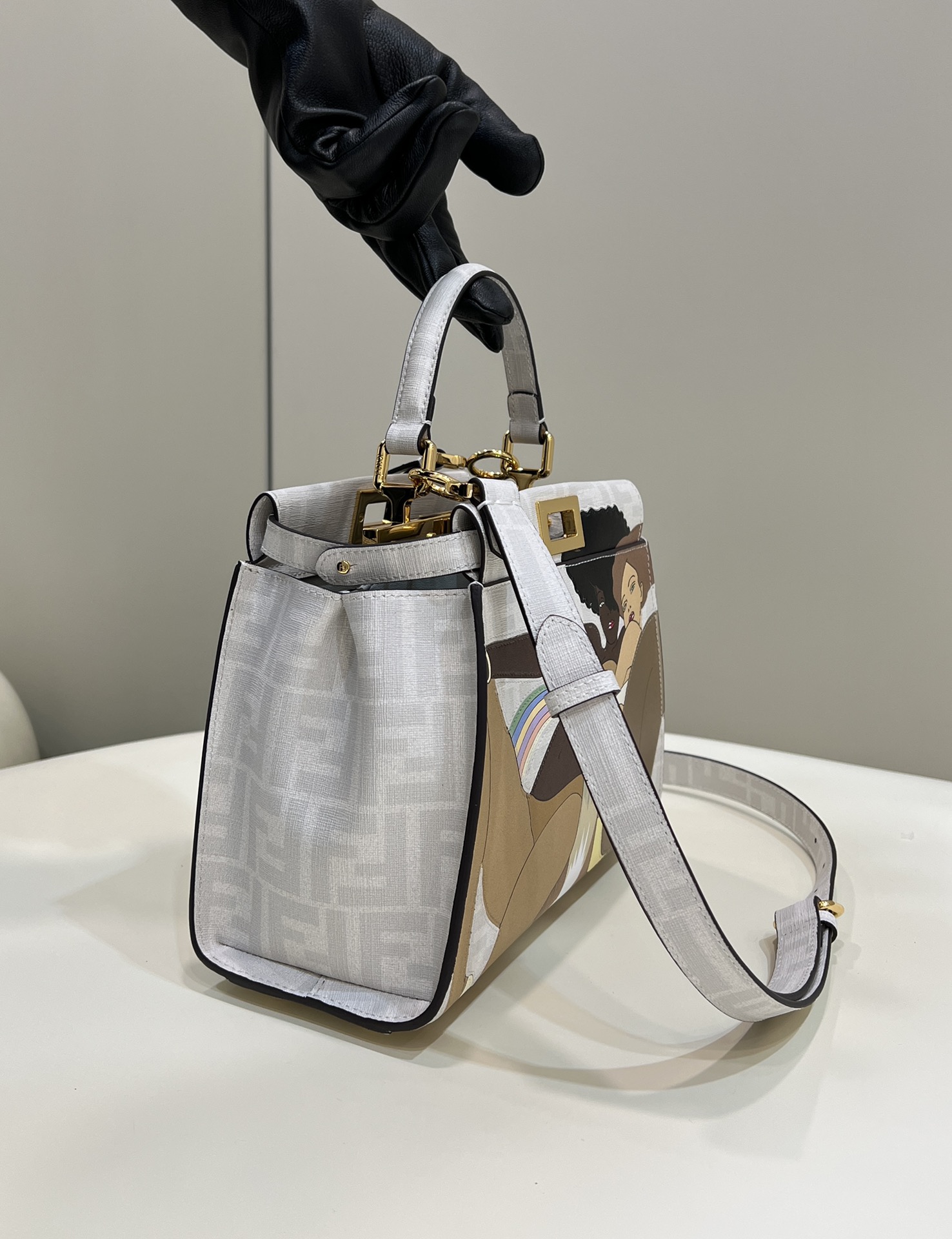 F**di peekaboo small handbag