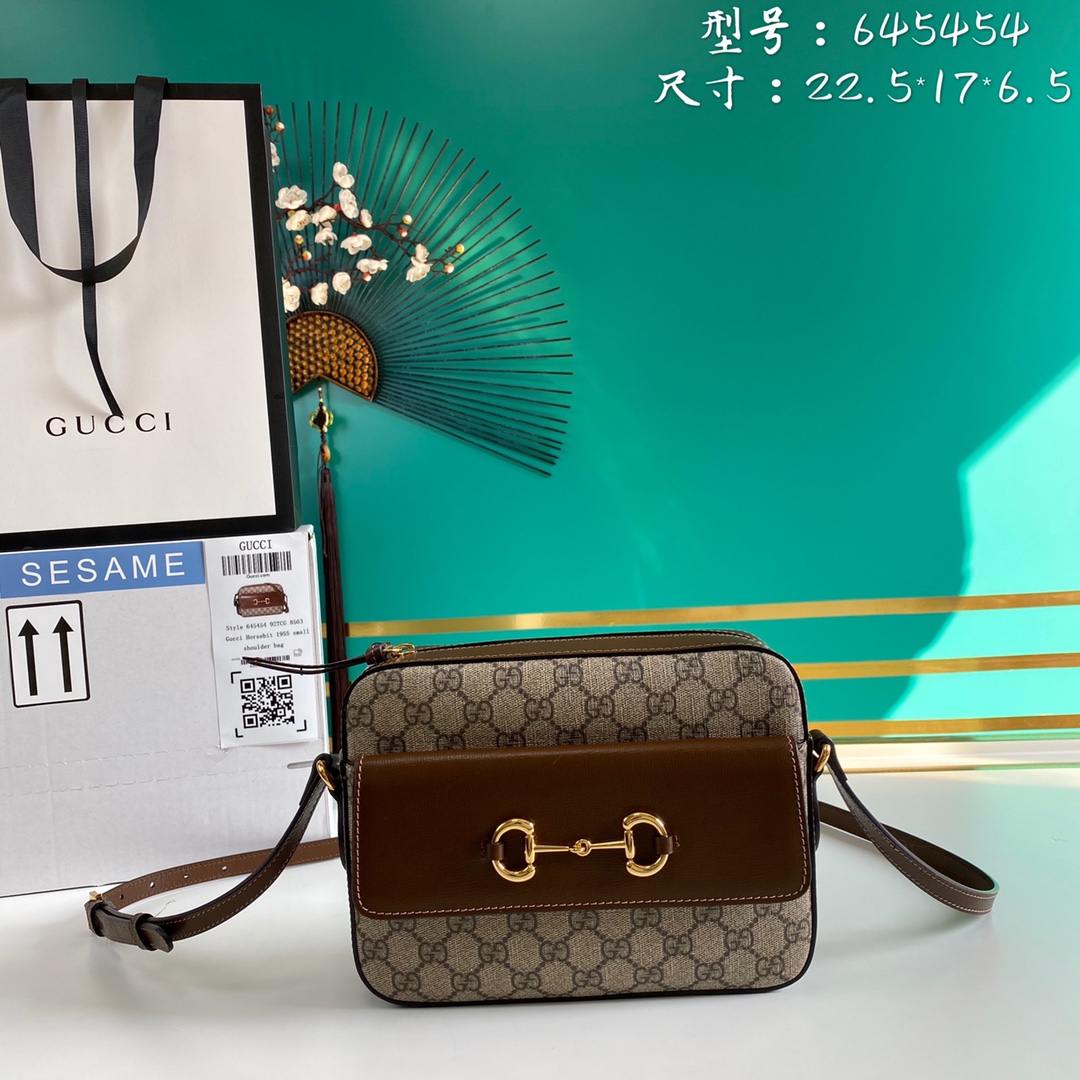 G*u*i horsebit 1955 small shoulder bag