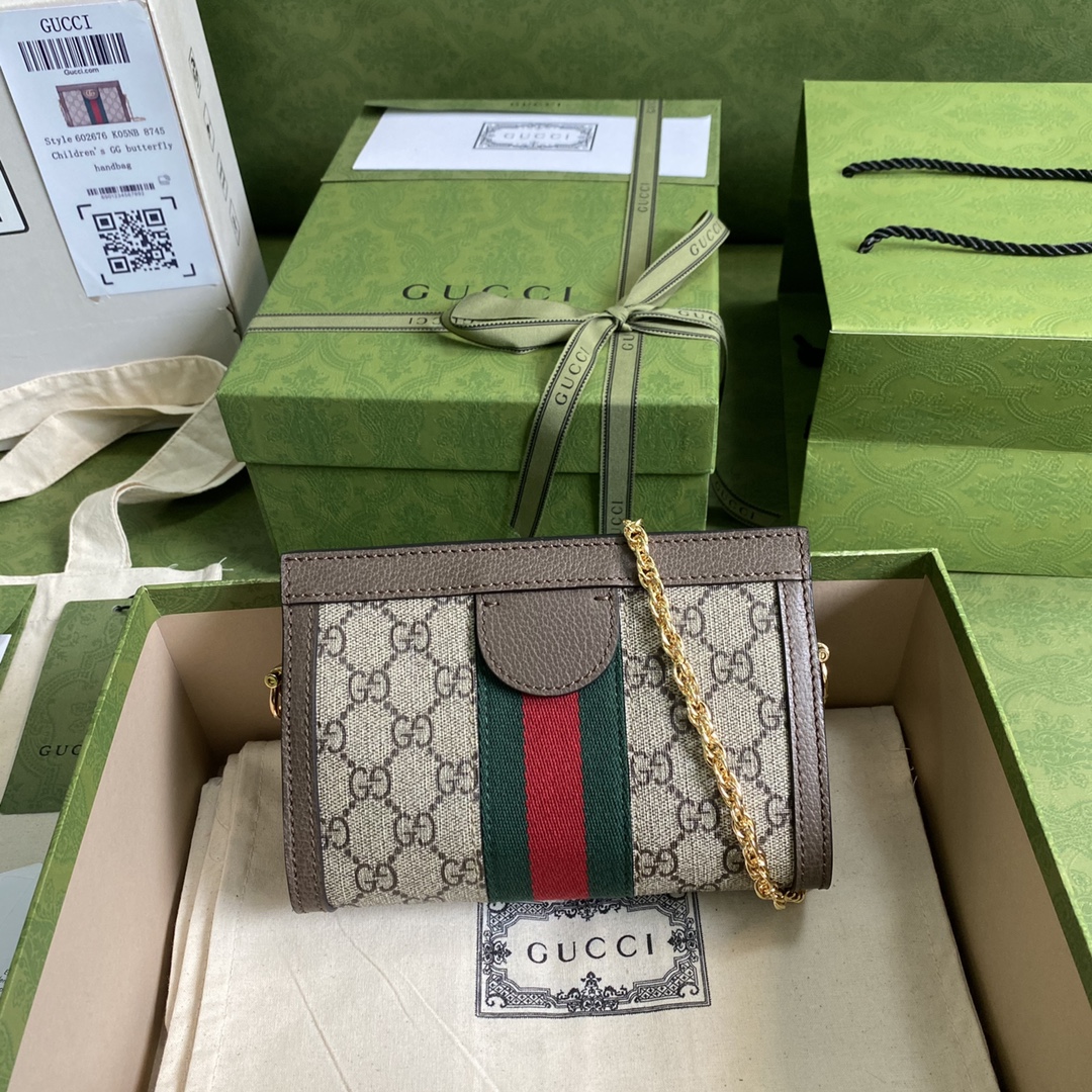 g*u*i ophidia mini shoulder bag in gg S*p*e canvas