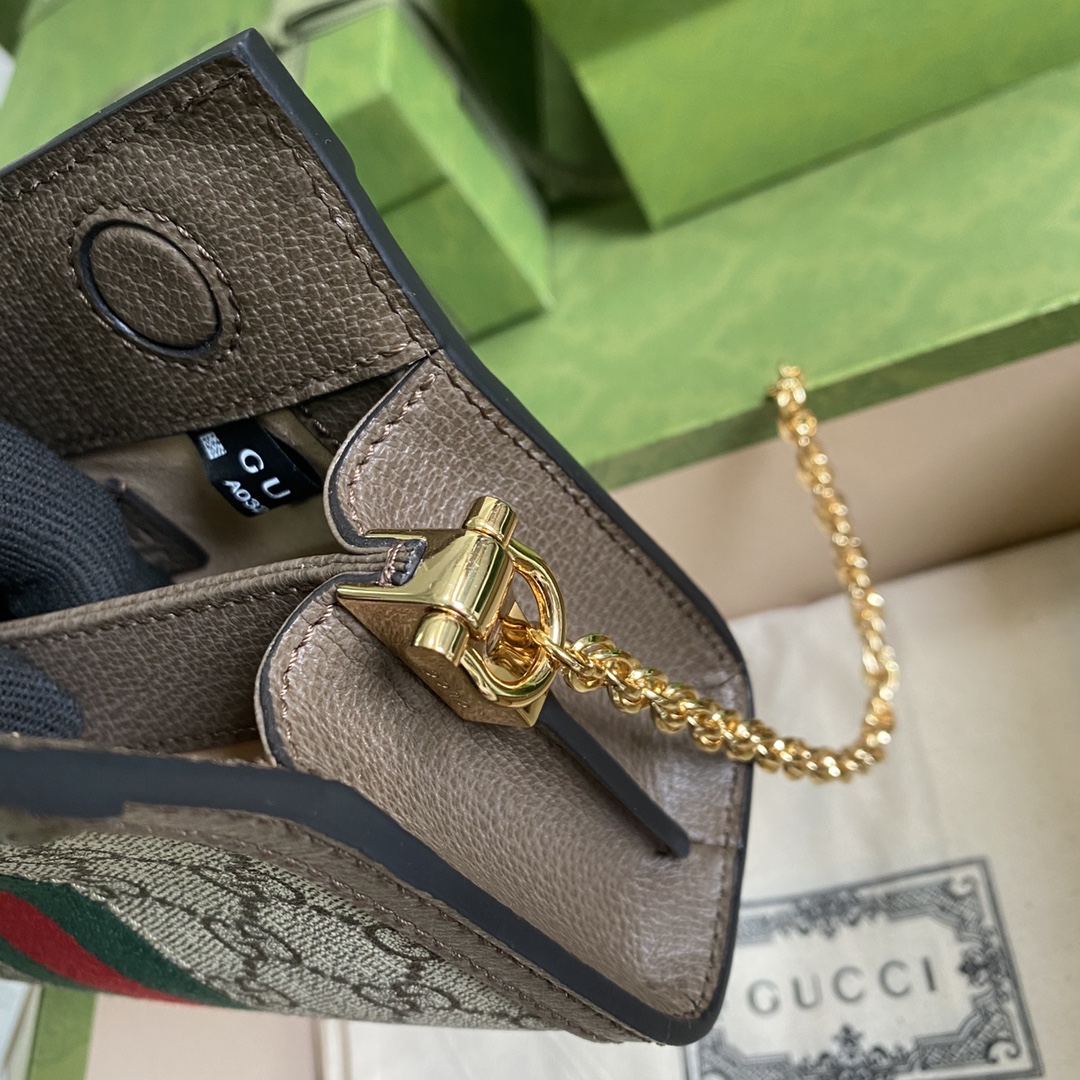 g*u*i ophidia mini shoulder bag in gg S*p*e canvas