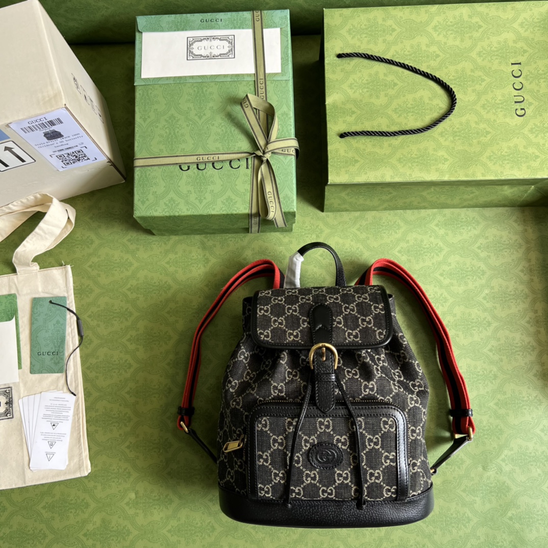 G*u*i backpack with interlocking g