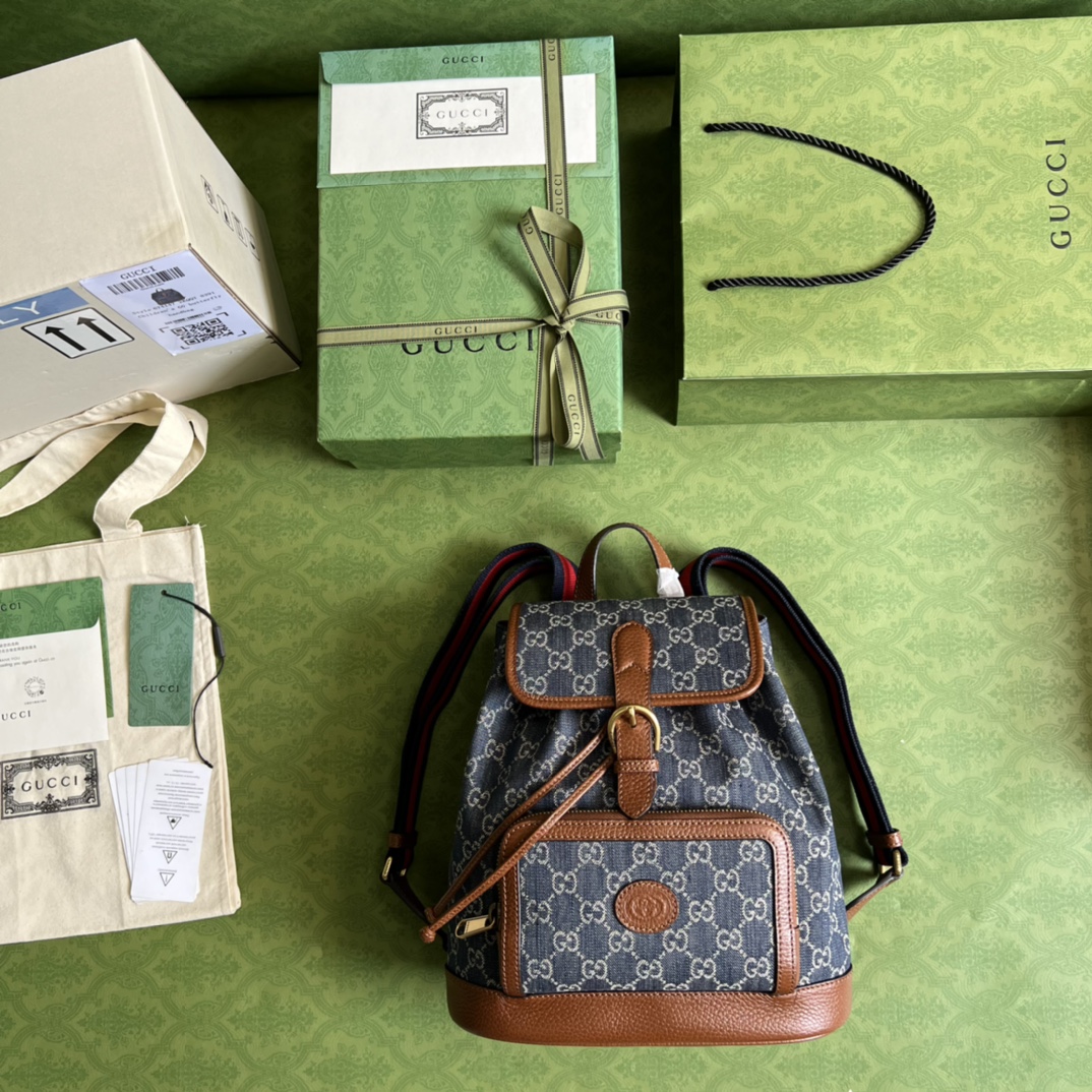 G*u*i backpack with interlocking g