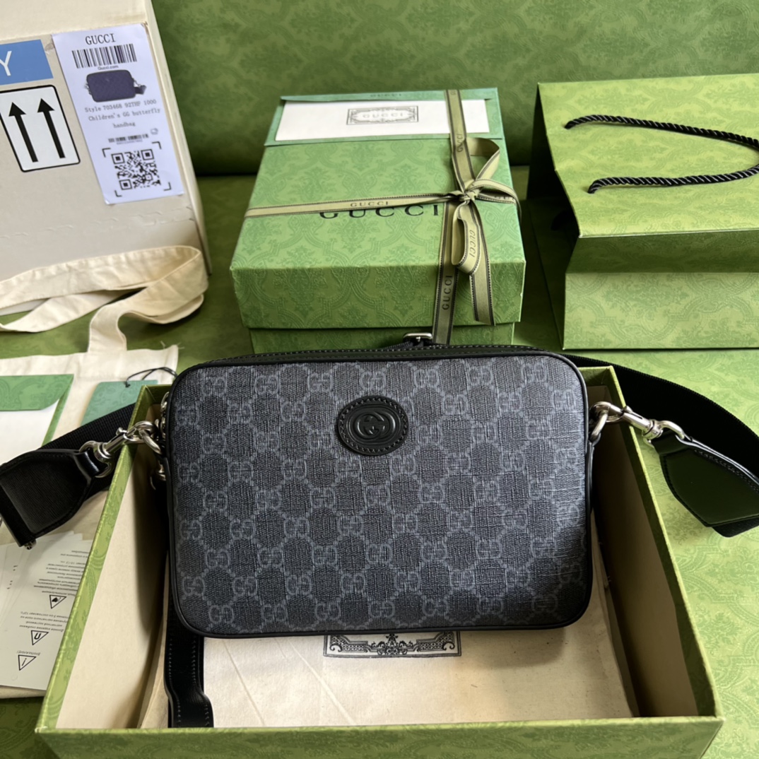 G*u*i crossbody bag with interlocking g