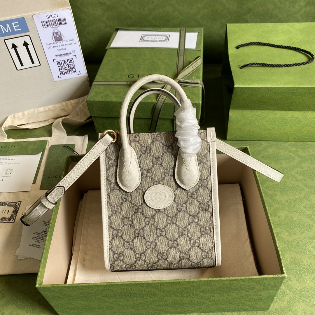 G*u*i mini tote bag with interlocking g