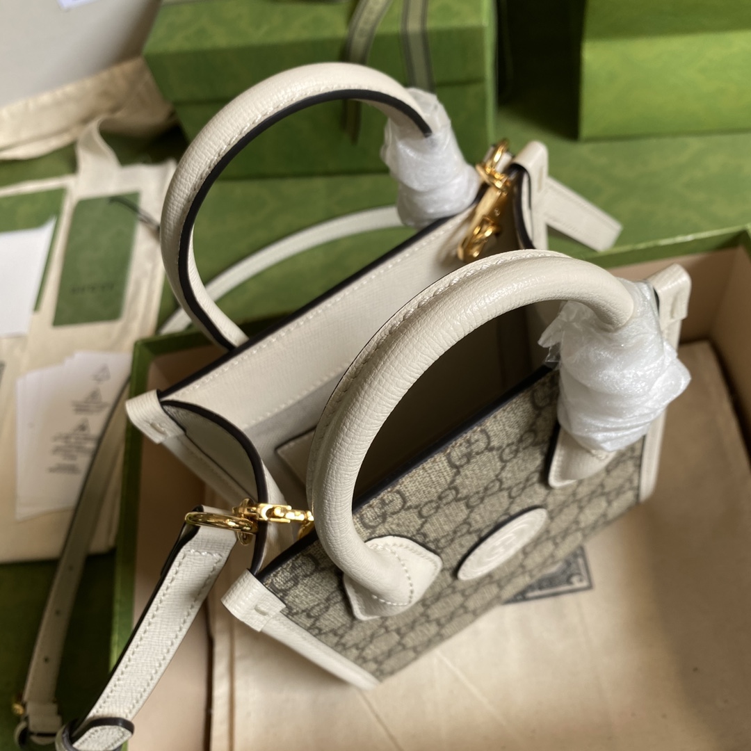 G*u*i mini tote bag with interlocking g