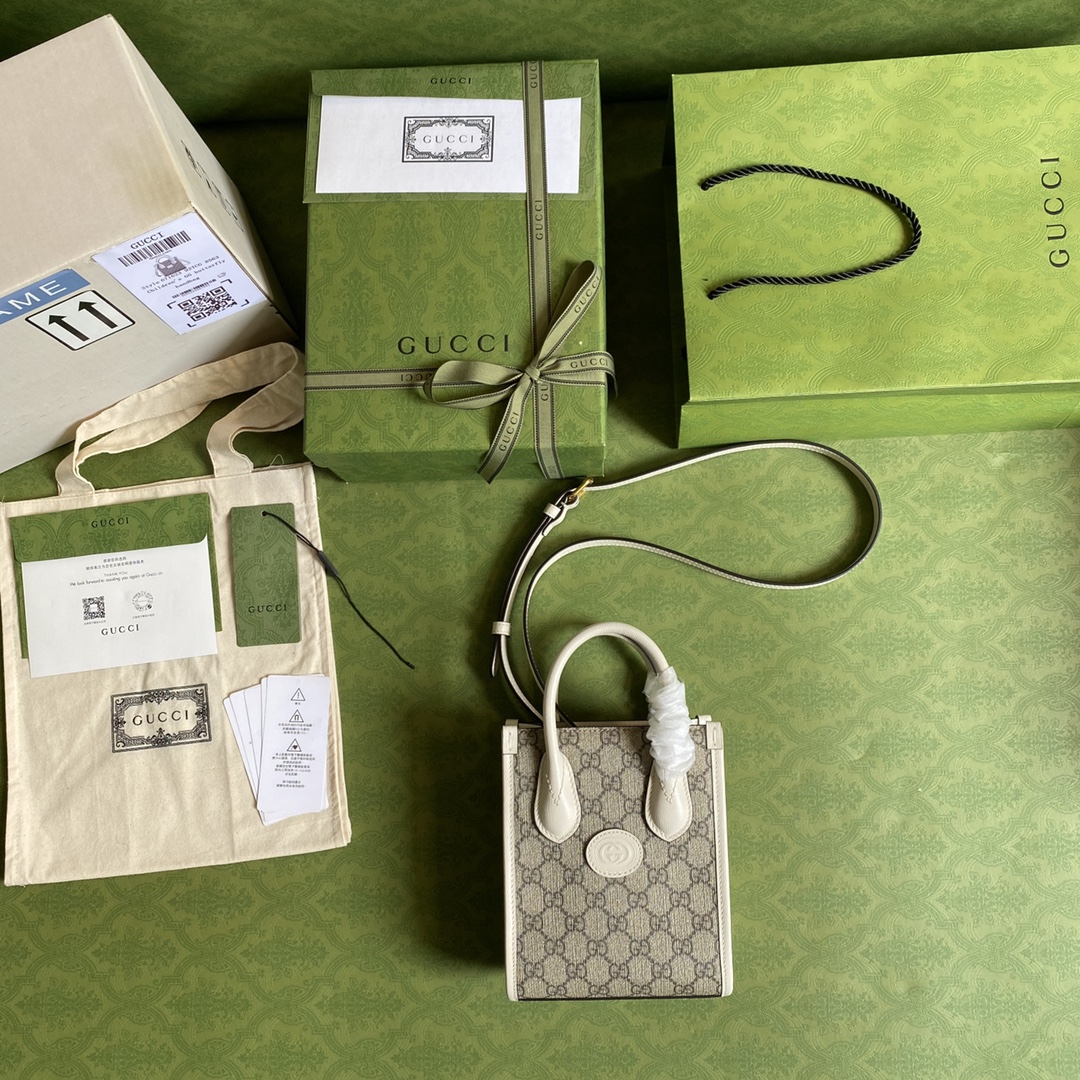 G*u*i mini tote bag with interlocking g